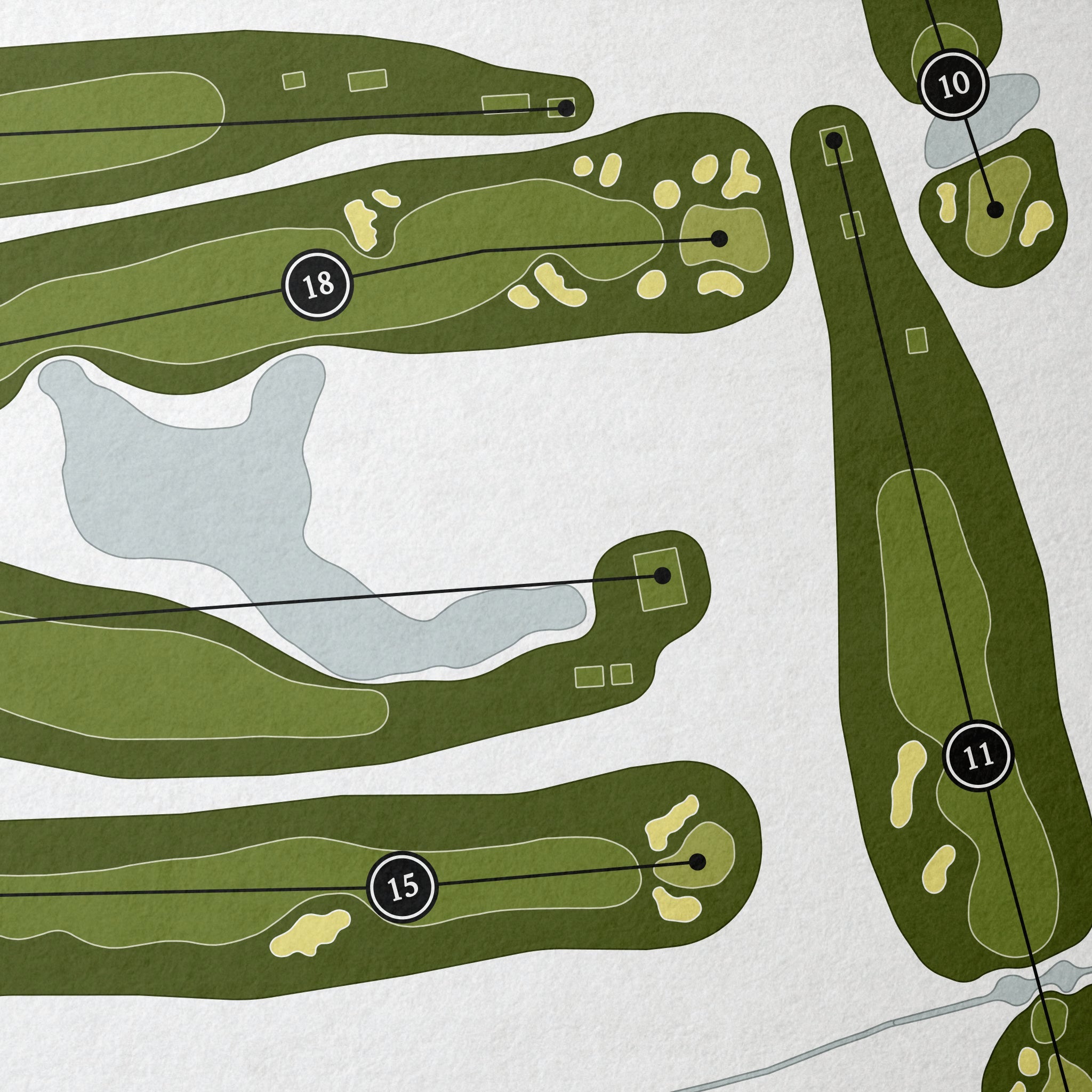 Indian Hill Golf Club | Golf Course Map | Close Up