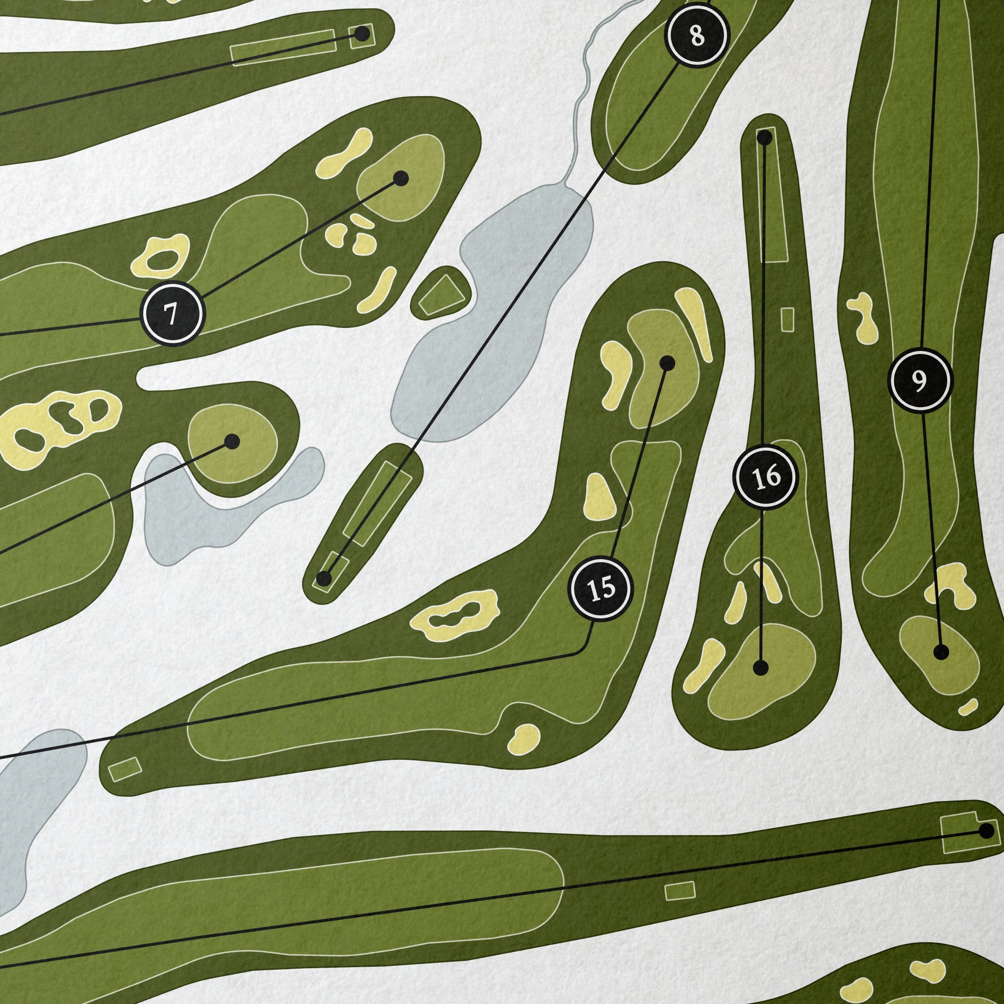Indian Hills Country Club | Golf Course Map | Close Up