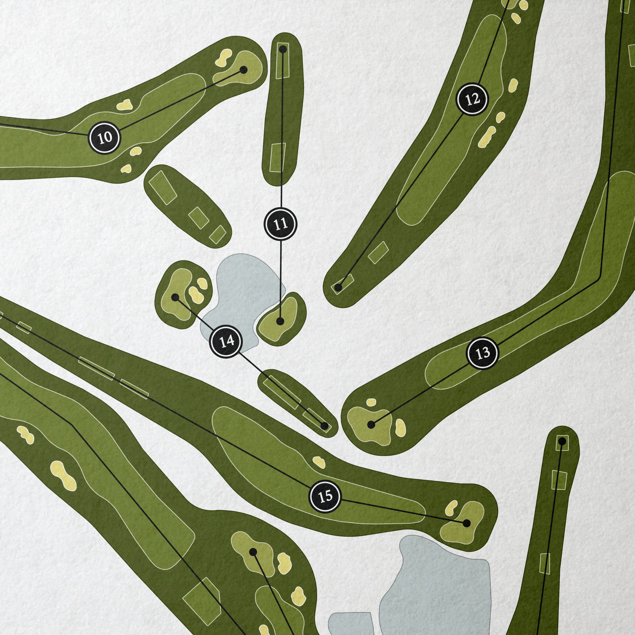 Indian Hills Country Club | Golf Course Map | Close Up