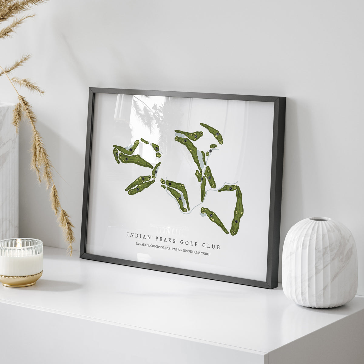Indian Peaks Golf Club | Golf Course Map | On Table
