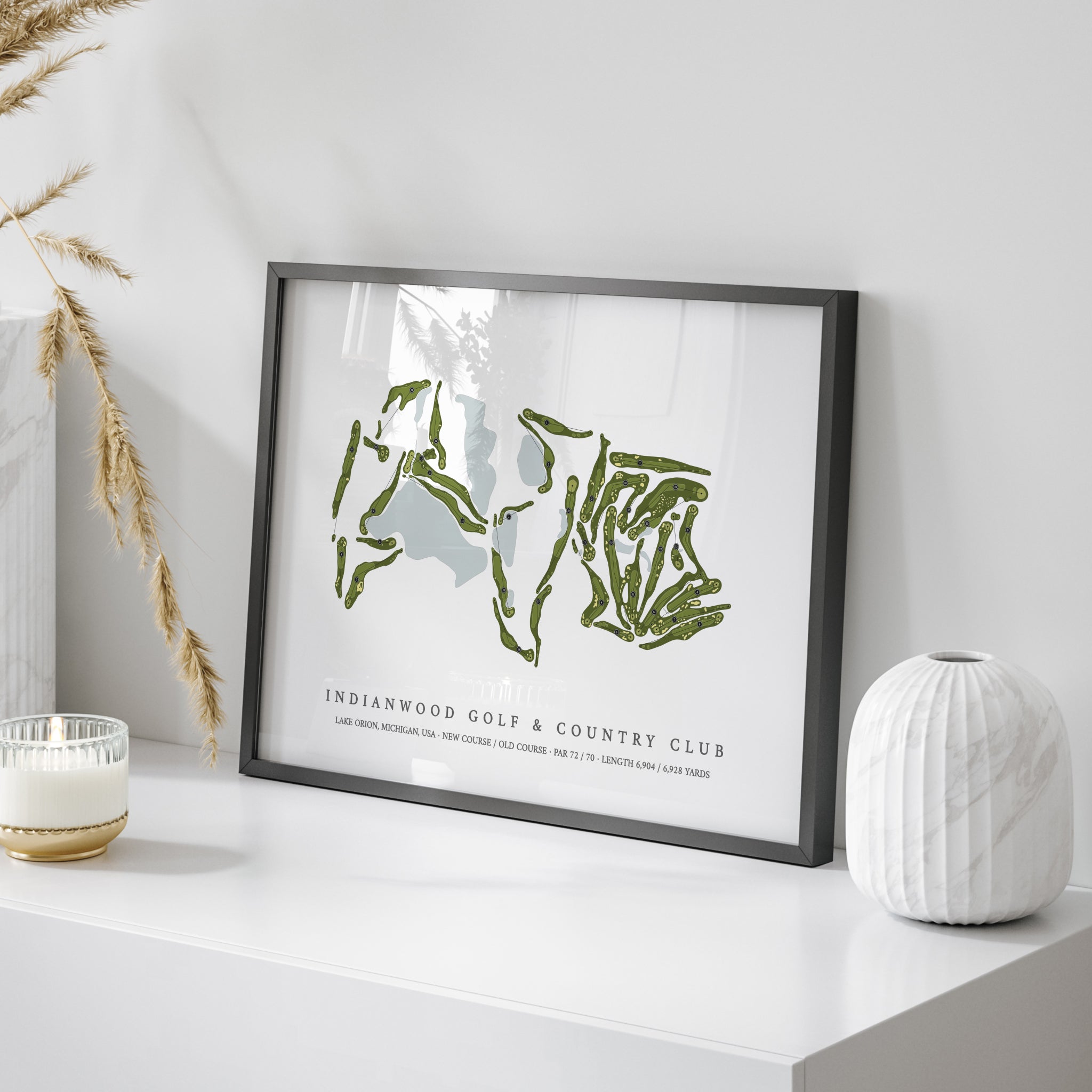 Indianwood Golf & Country Club | Golf Course Map | On Table