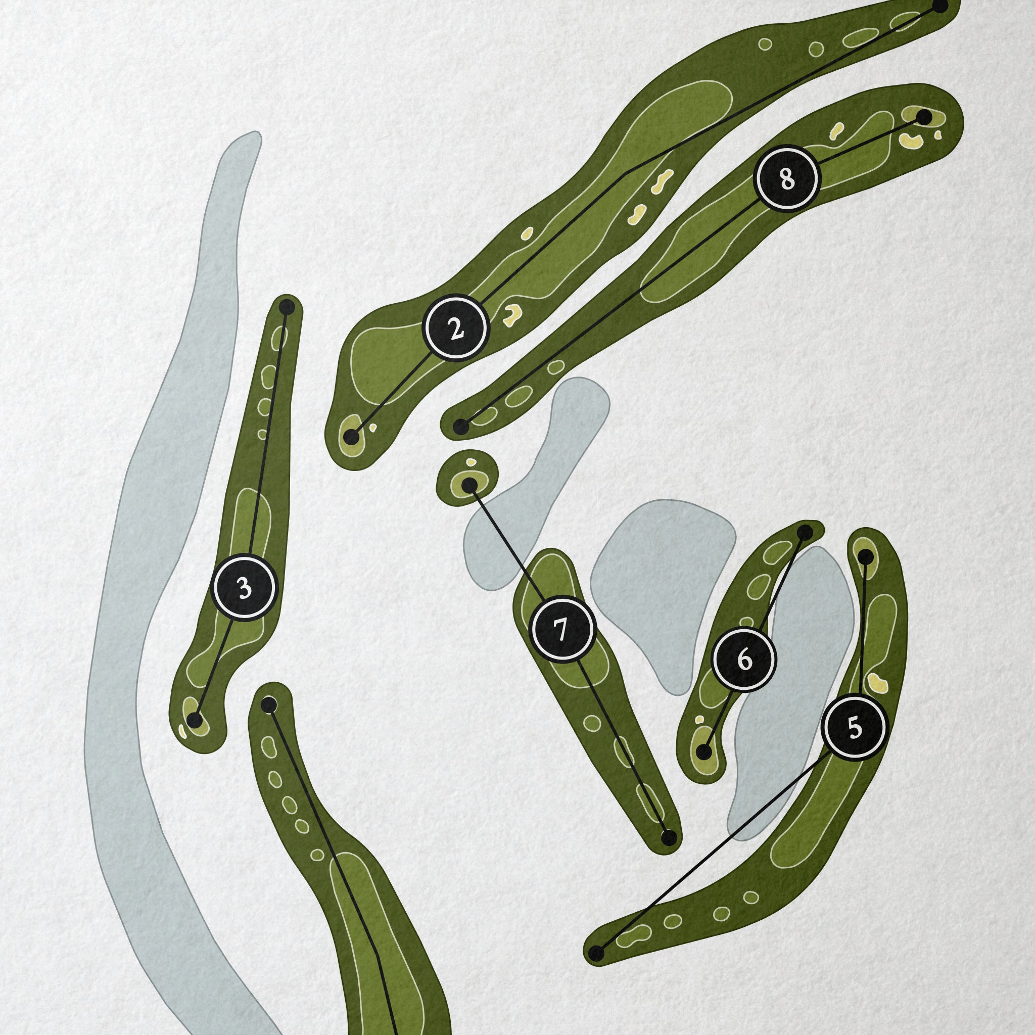 Ironbridge Golf Club | Golf Course Map | Close Up