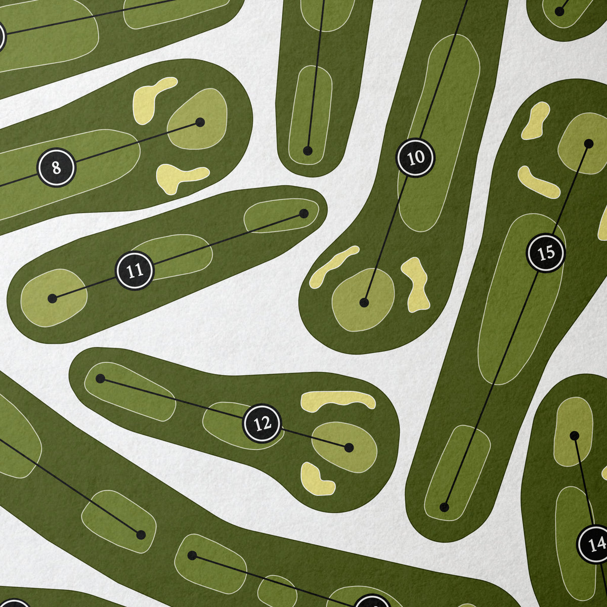 Ironplay Par 3 Links | Golf Course Map | Close Up
