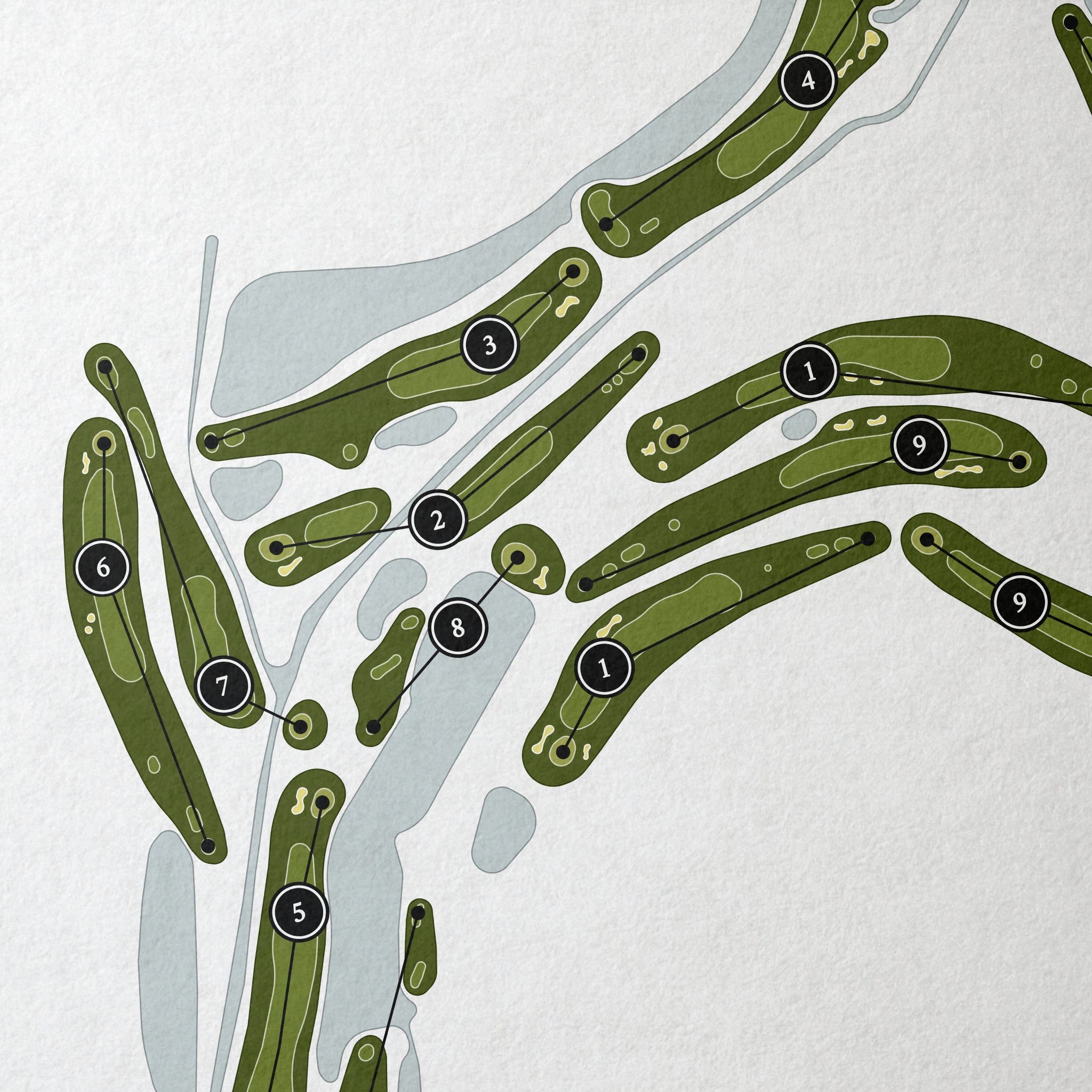 Ironwood Golf Club | Golf Course Map | Close+Up