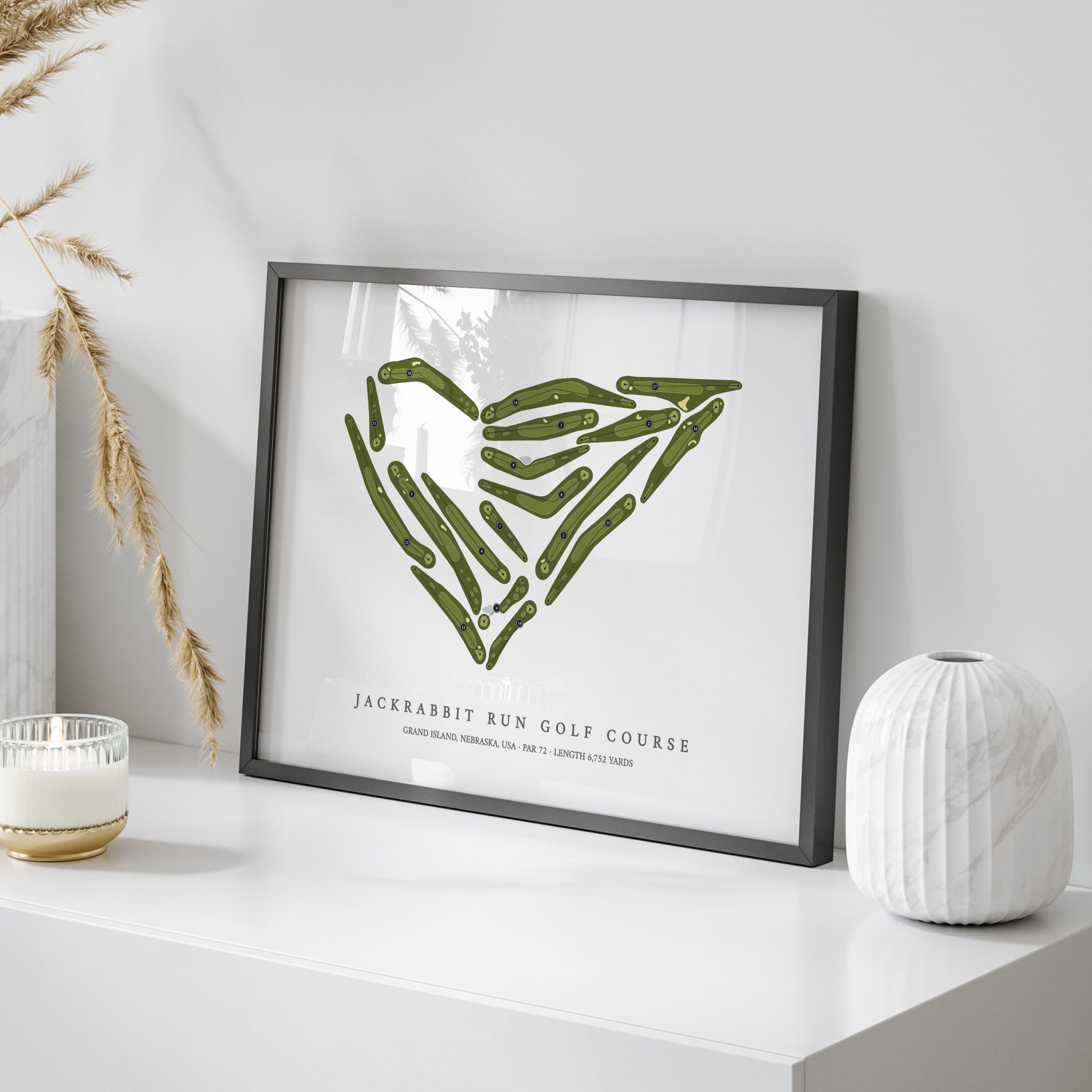 Jackrabbit Run Golf Course | Golf Course Map | On+Table