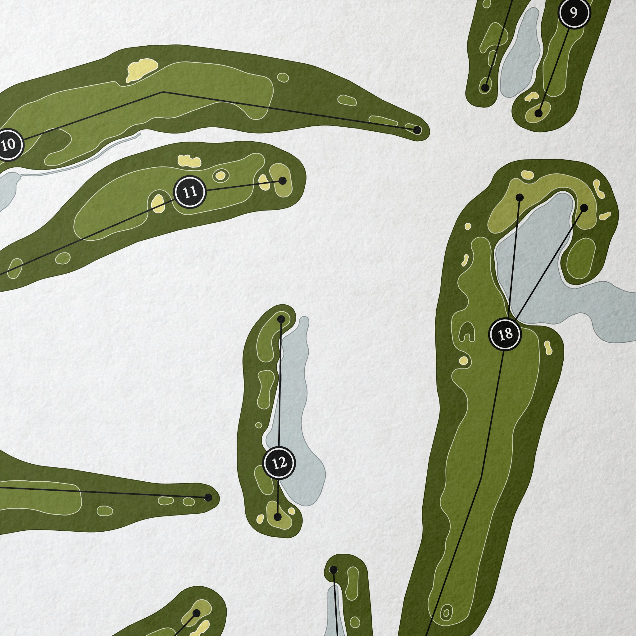 Jefferson Golf & Country Club | Golf Course Map | Close Up