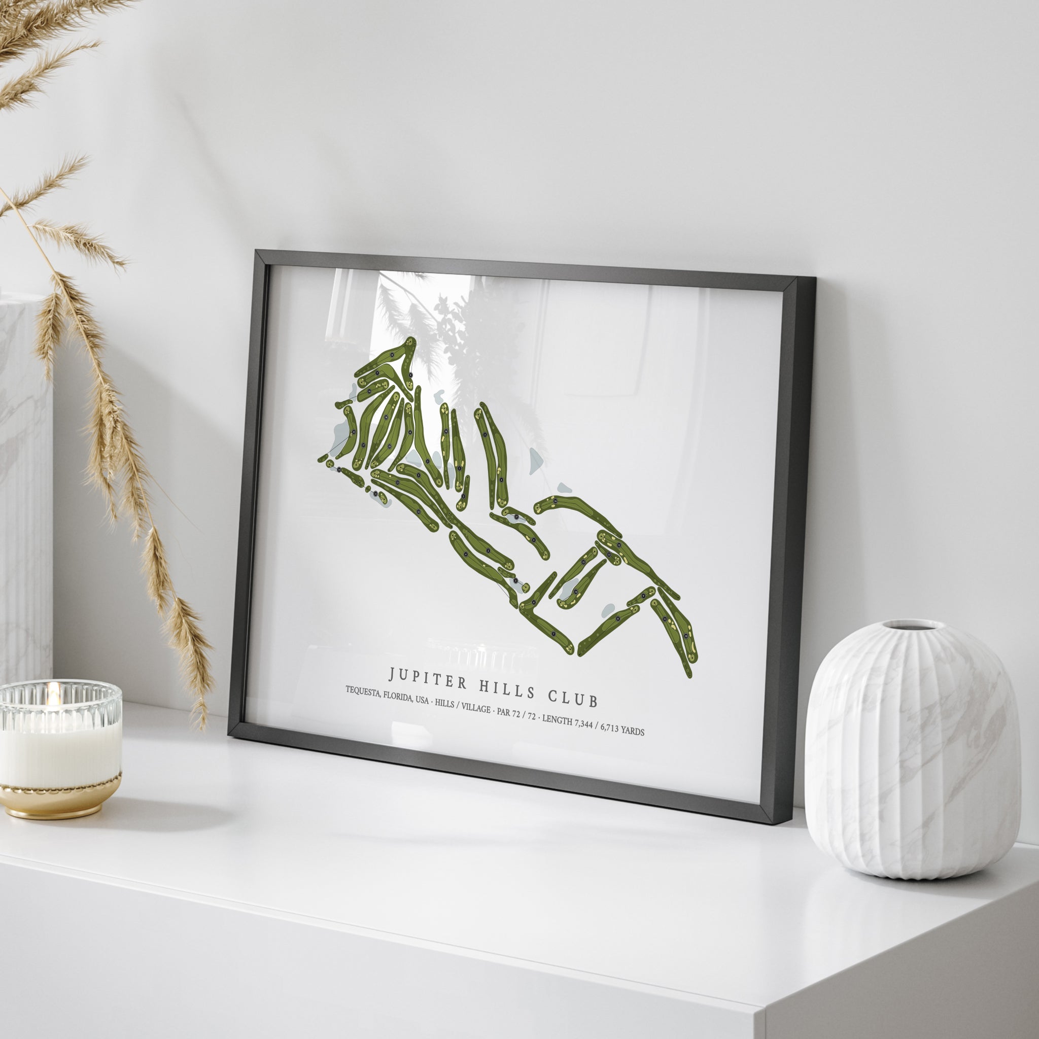 Jupiter Hills Club | Golf Course Map | On Table
