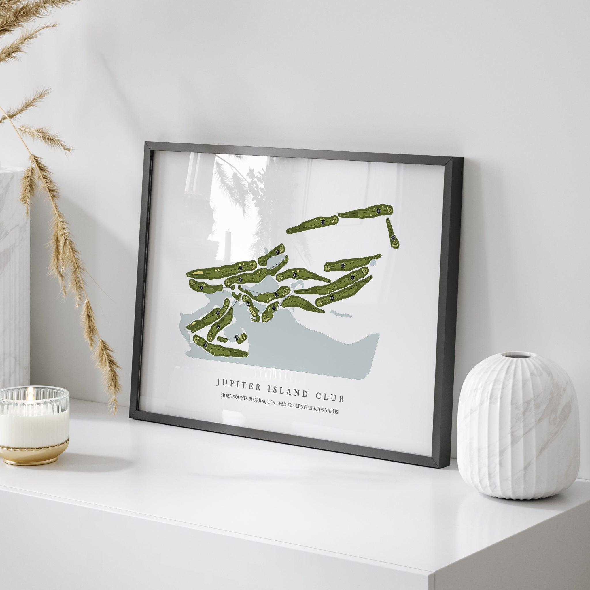 Jupiter Island Club | Golf Course Map | On Table
