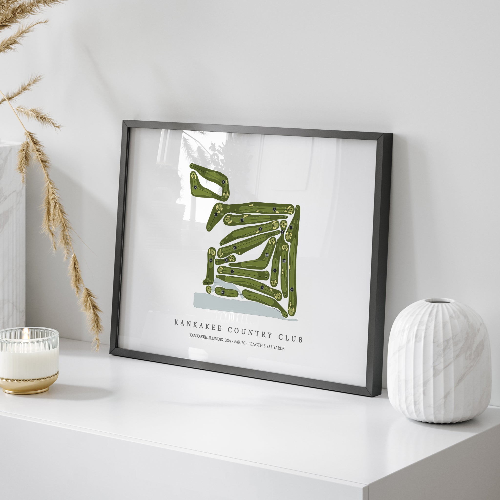 Kankakee Country Club | Golf Course Map | On+Table