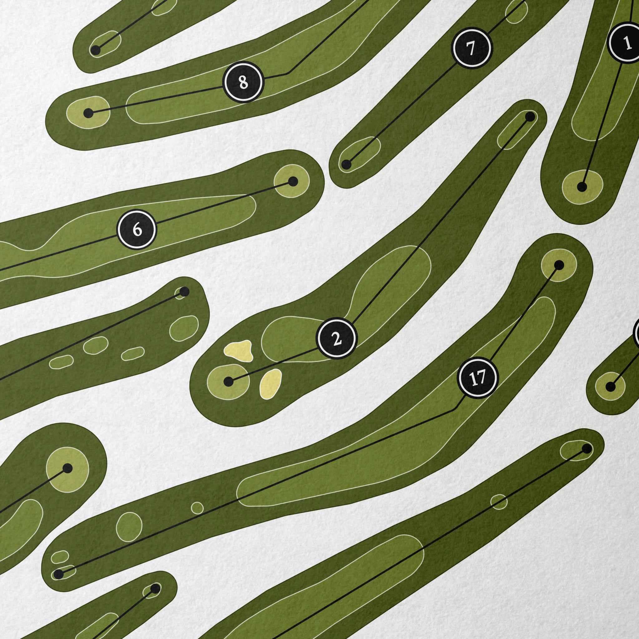 Kankakee Elks Country Club | Golf Course Map | Close+Up