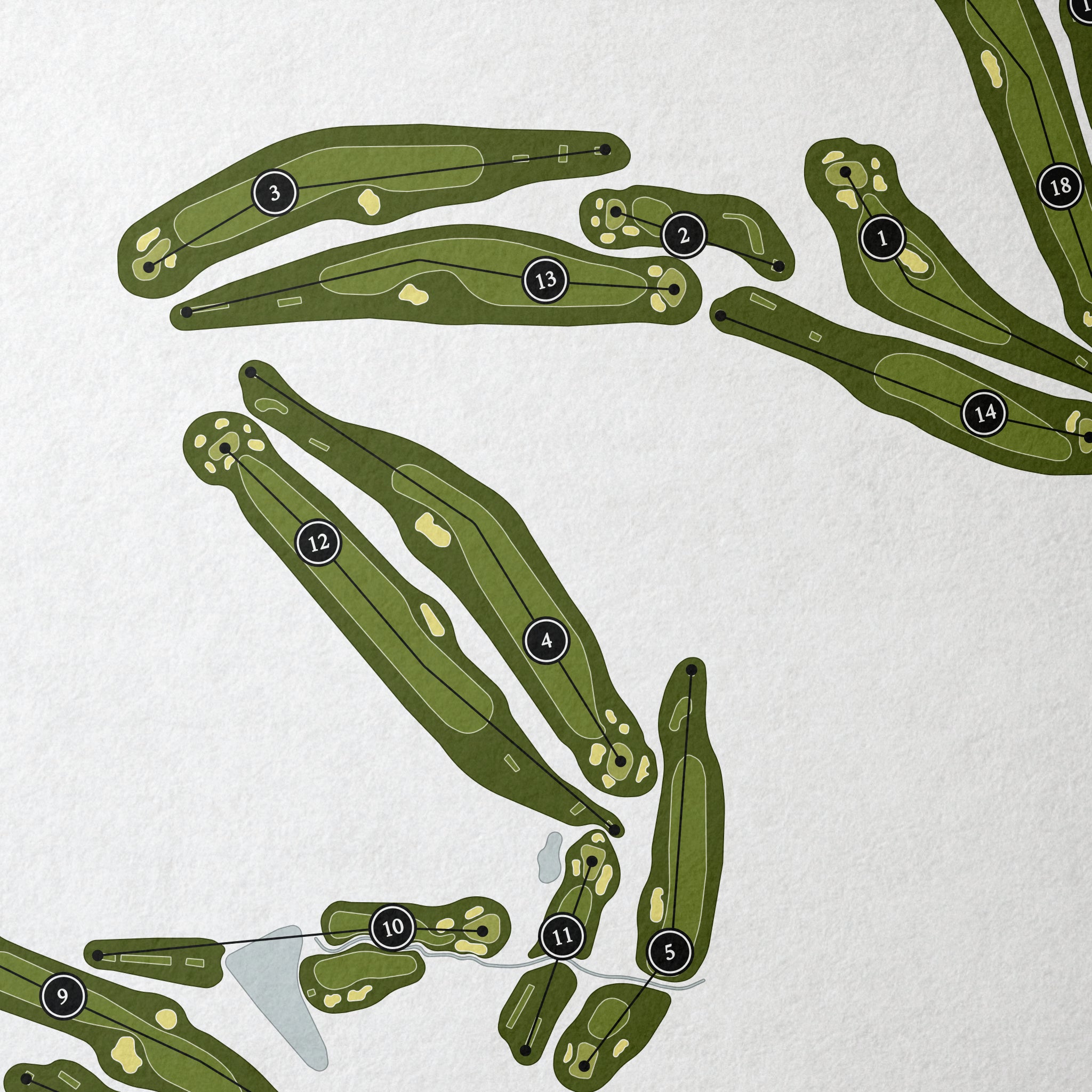 Kapalua Resort | Golf Course Print | Close+Up