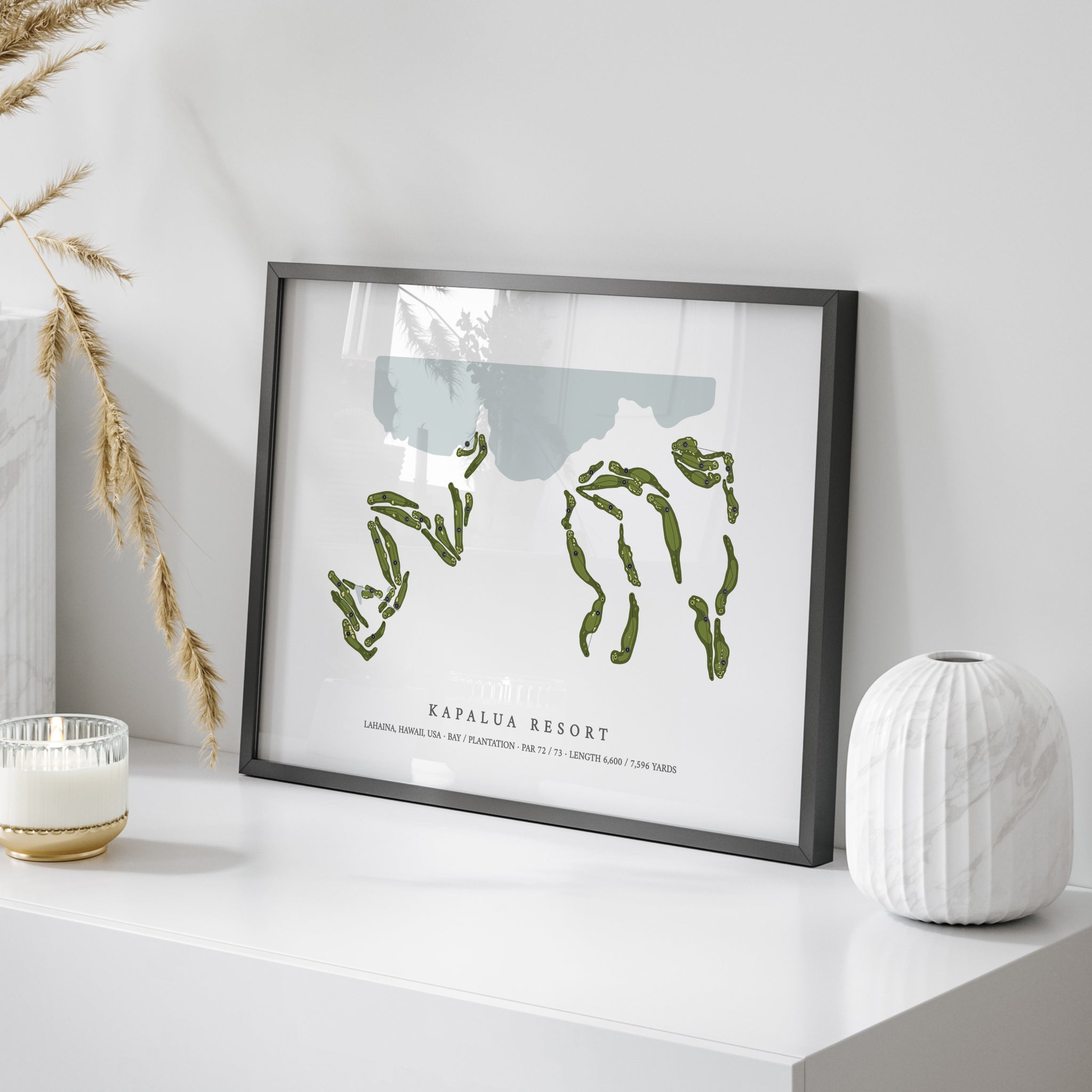 Kapalua Resort | Golf Course Print | On+Table
