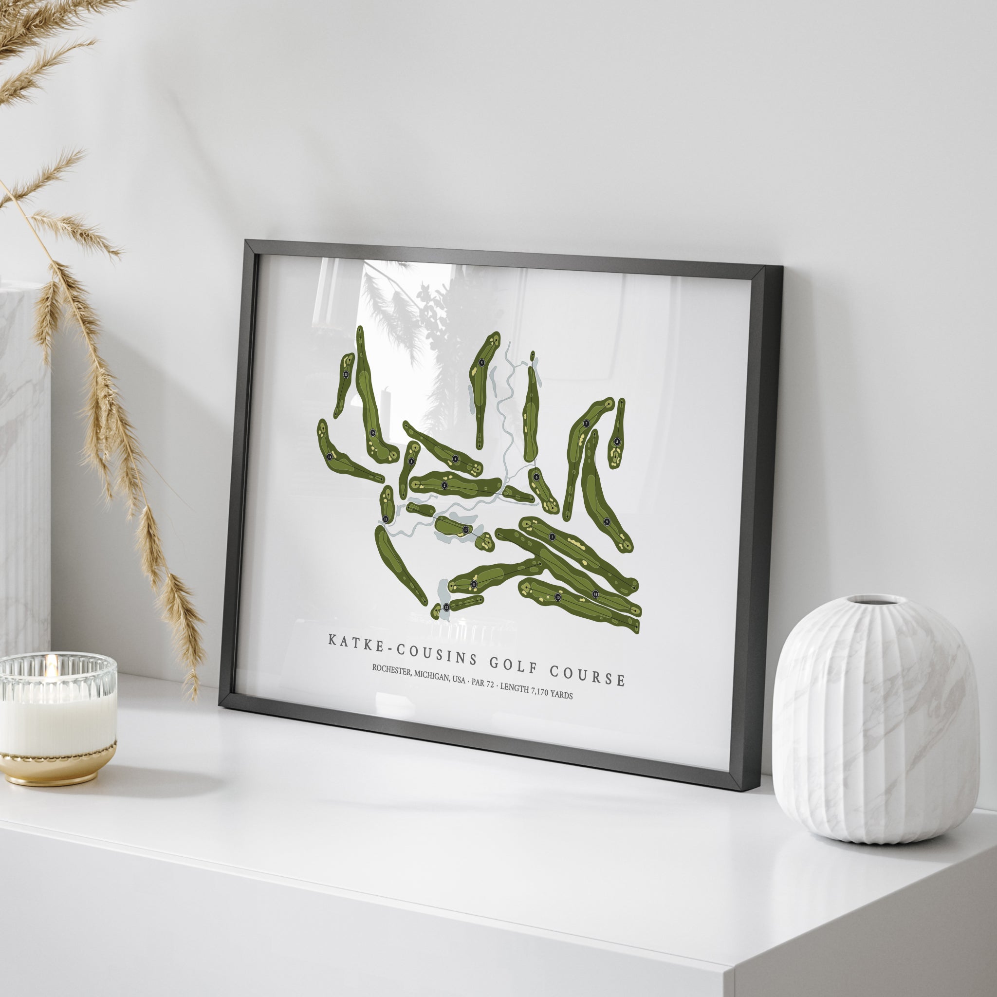 Katke-Cousins Golf Course | Golf Course Map | On Table