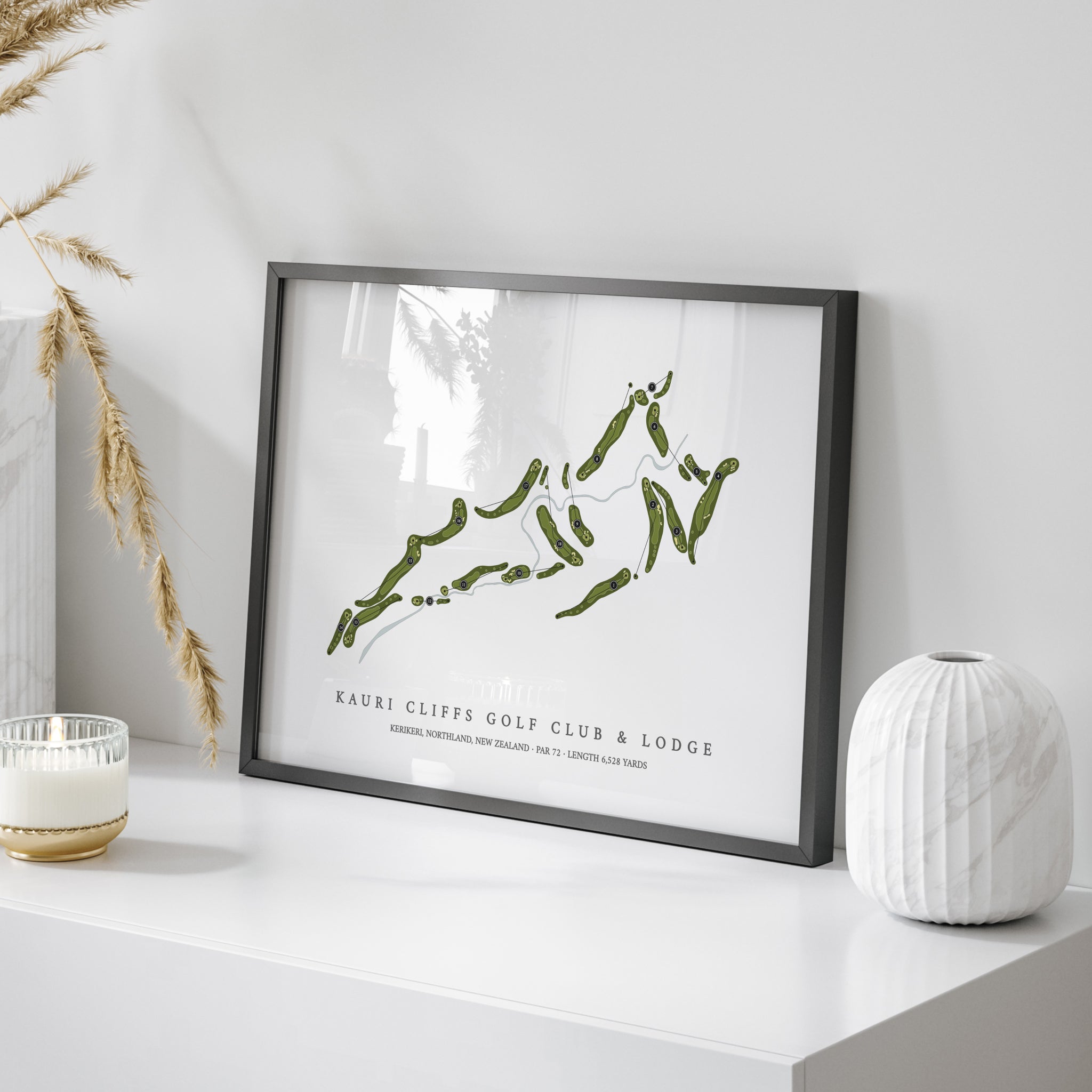 Kauri Cliffs Golf Club & Lodge | Golf Course Map | On+Table