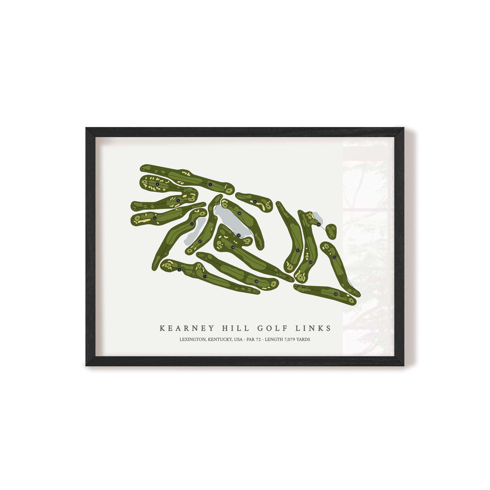 Kearney Hill Golf Links | Golf Course Print | Black+Frame