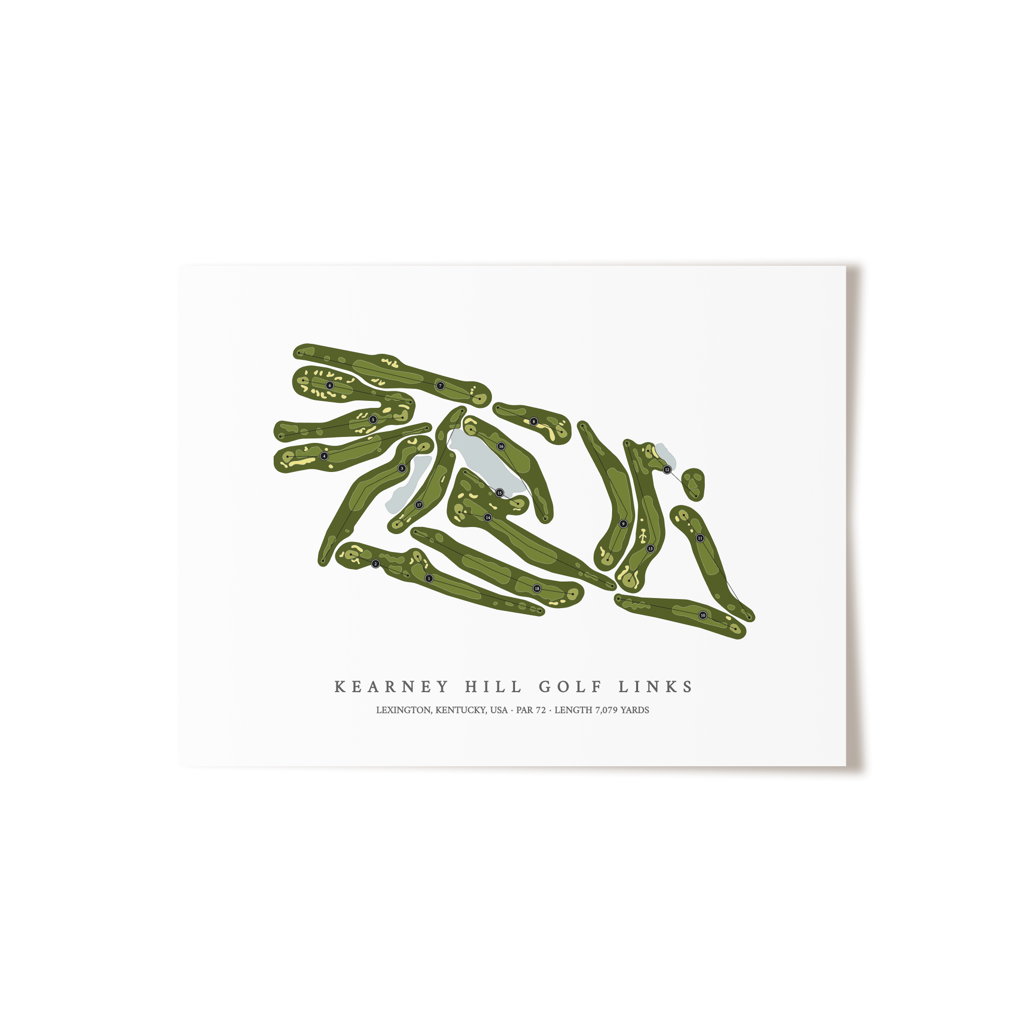 Kearney Hill Golf Links | Golf Course Print | Unframed