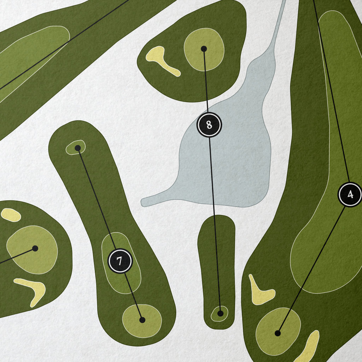 Ken-Loch Golf Links | Golf Course Map | Close Up