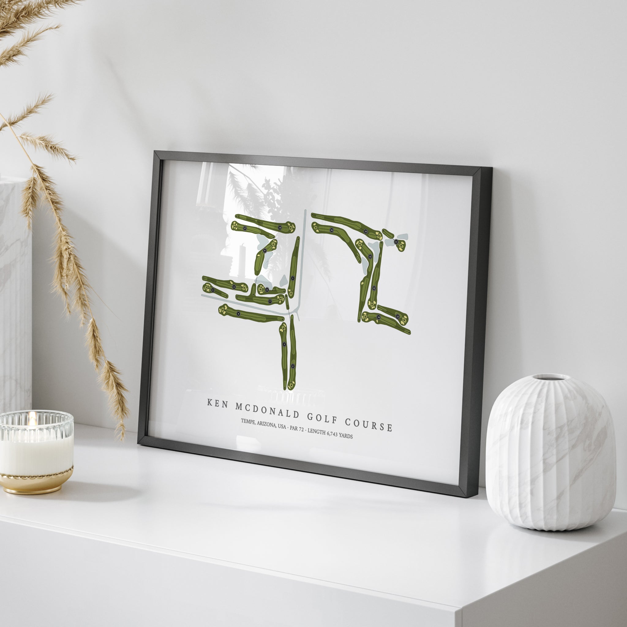 Ken McDonald Golf Course | Golf Course Map | On Table