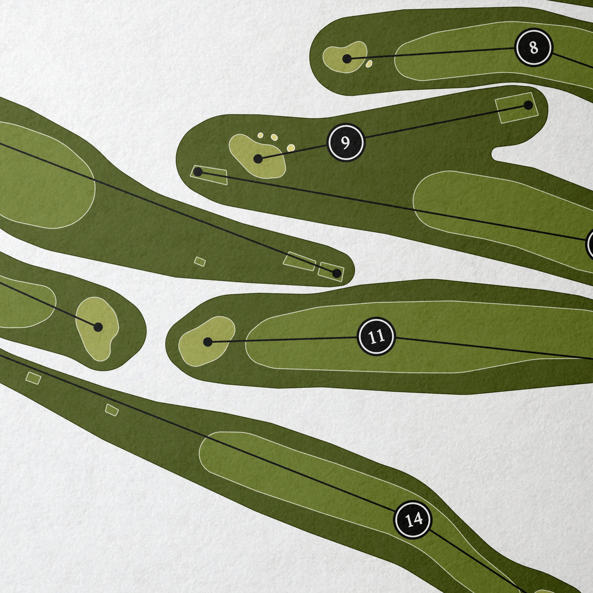 Kendal Golf Club | Golf Course Map | Close Up