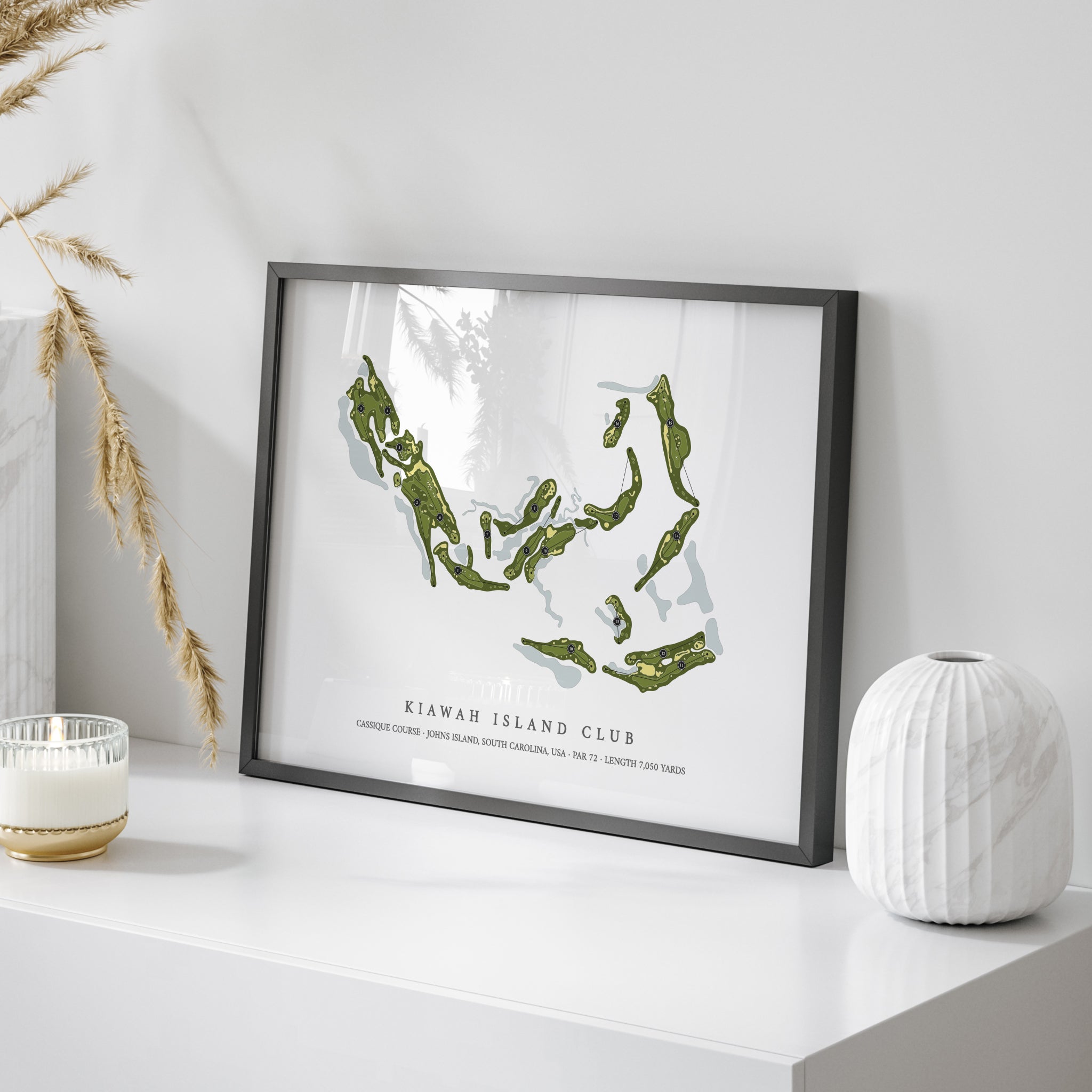 Kiawah Island Club - Cassique Course | Golf Course Print | On+Table