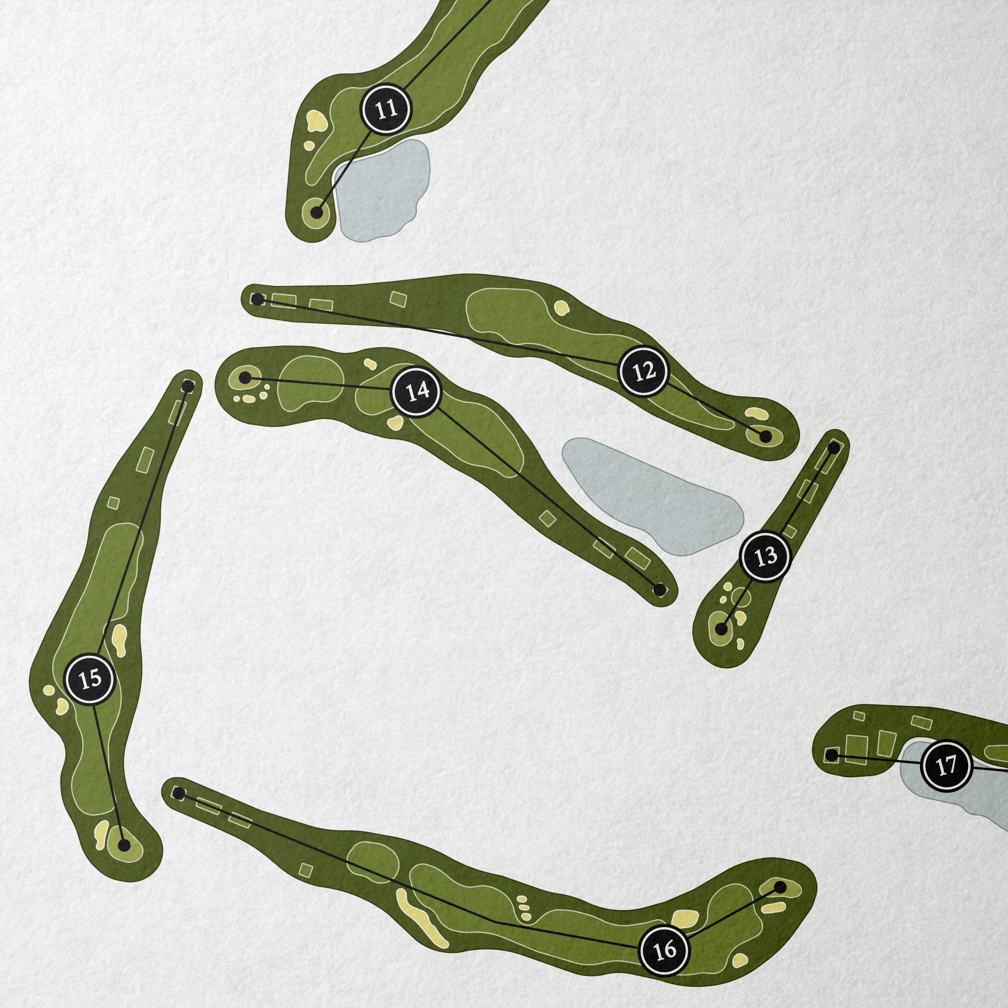 Kinsale Golf & Fitness Club | Golf Course Map | Close Up