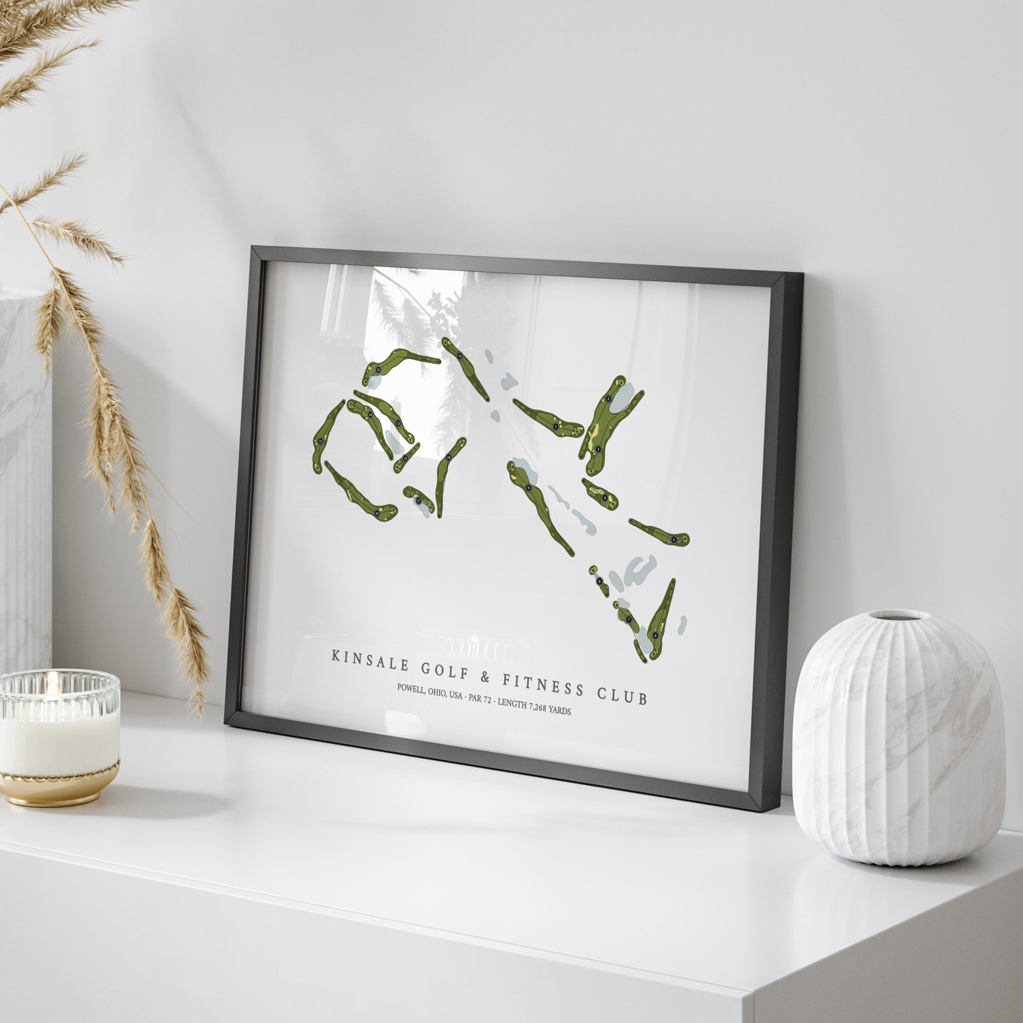 Kinsale Golf & Fitness Club | Golf Course Map | On Table