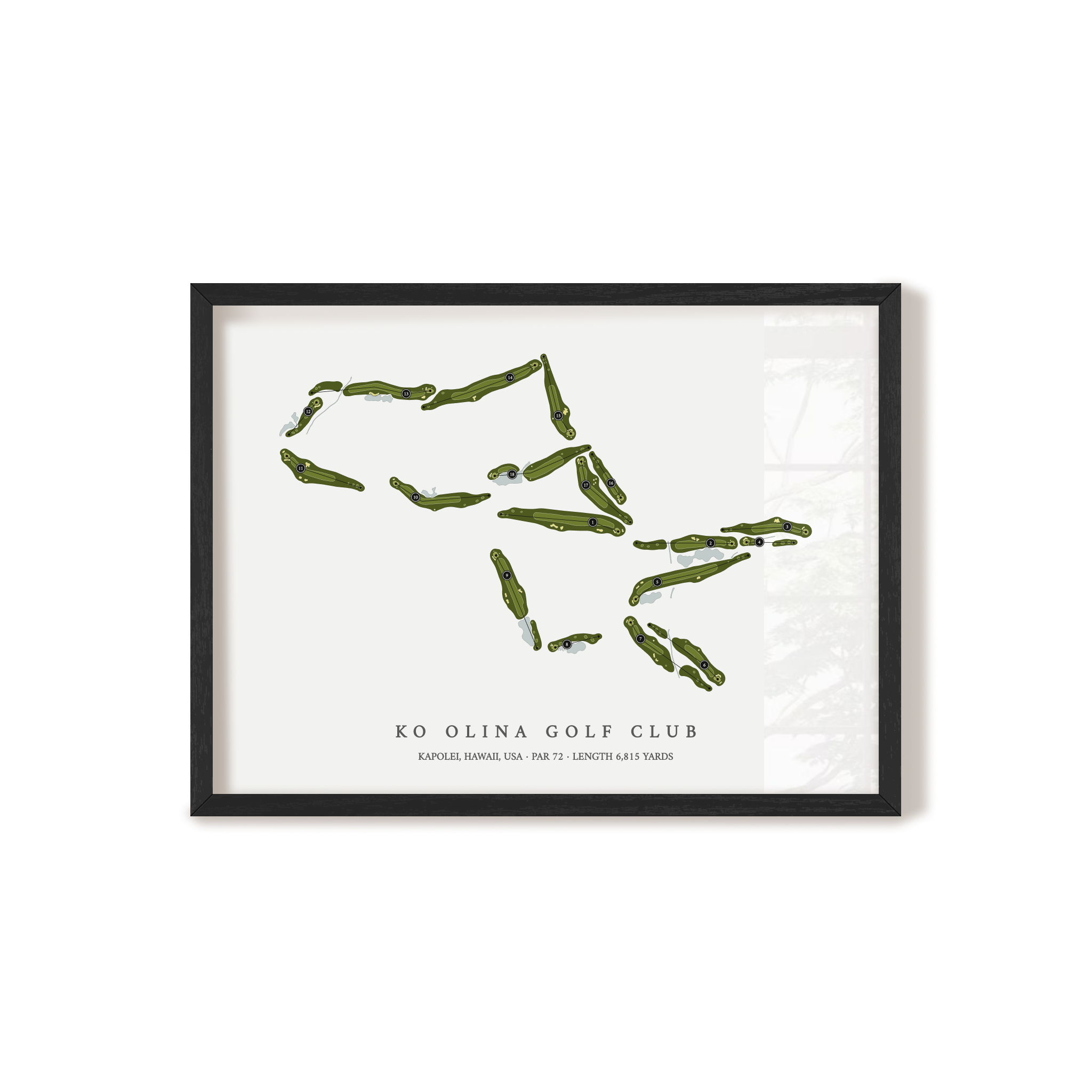 Ko Olina Golf Club | Golf Course Map
