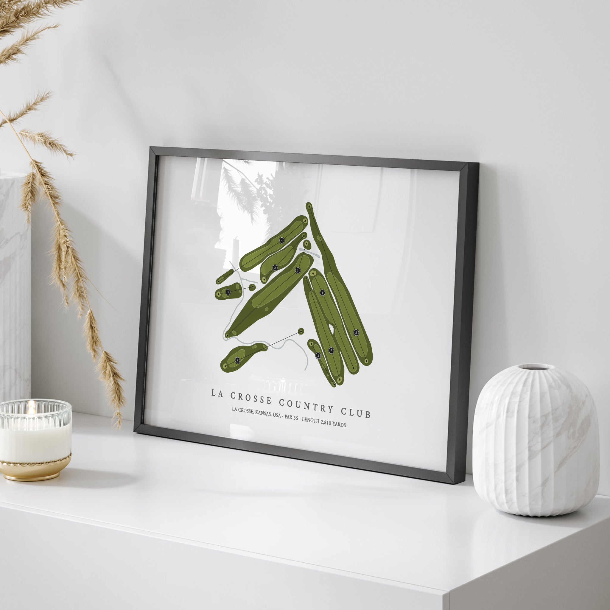 La Crosse Country Club | Golf Course Map | On Table