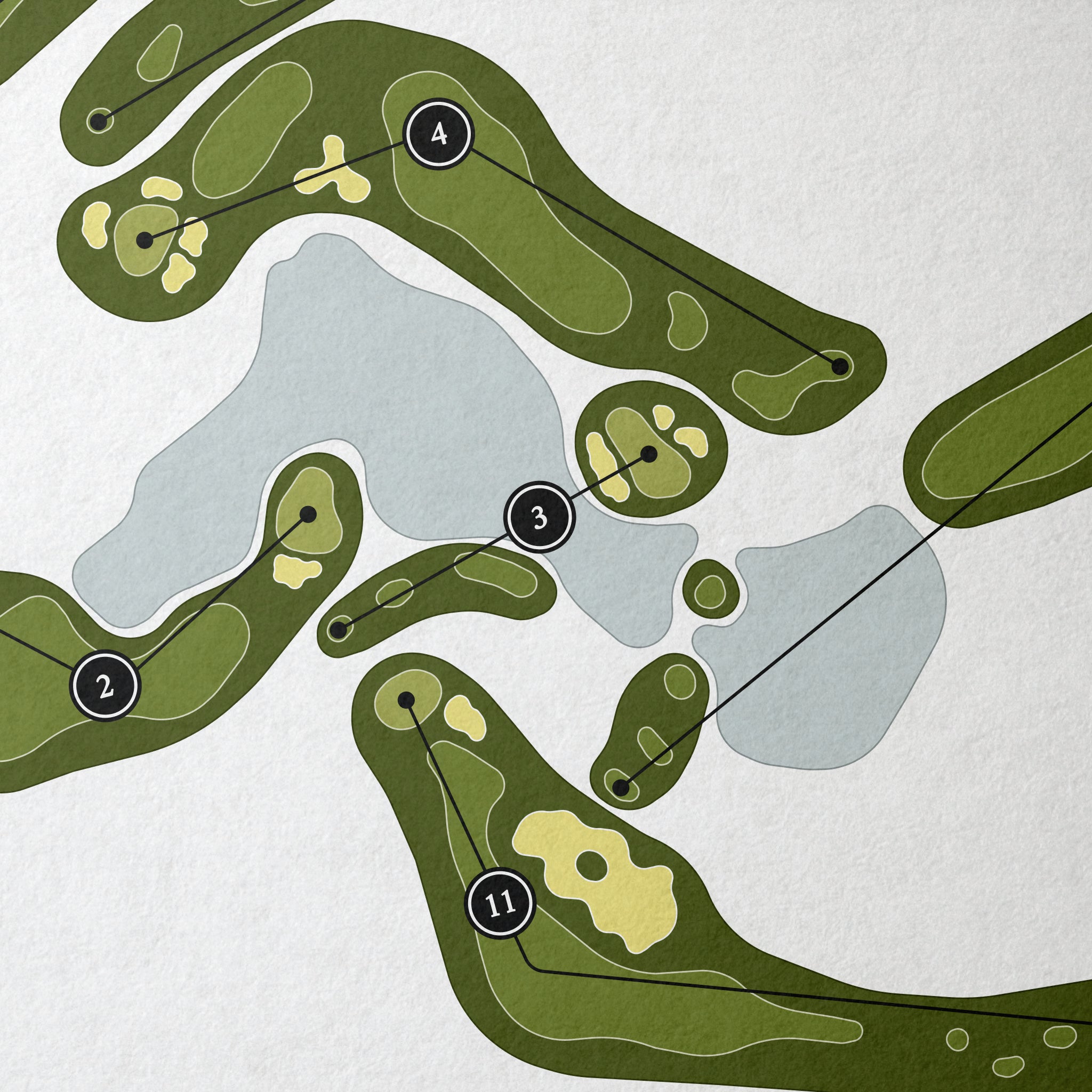 La Purisima Golf Course | Golf Course Map | Close Up