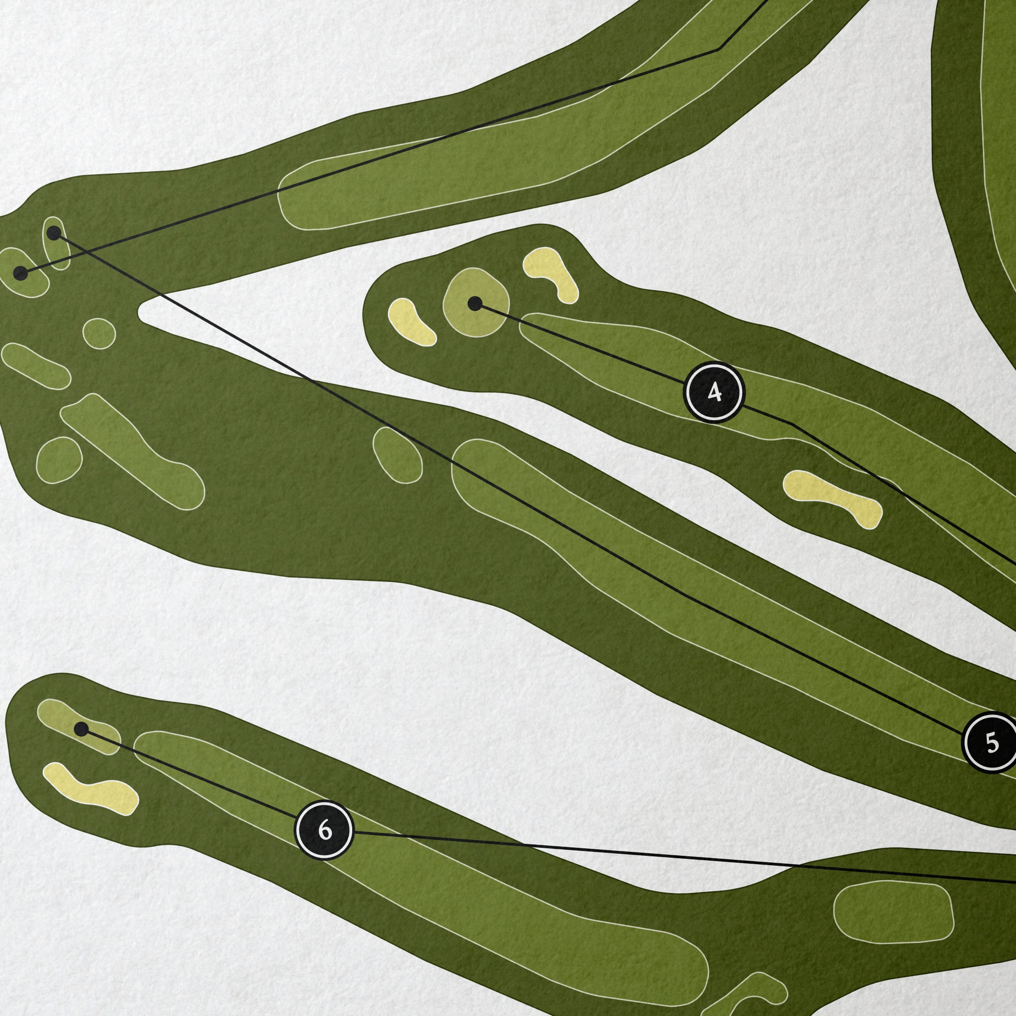 Lafayette Country Club | Golf Course Map | Close+Up