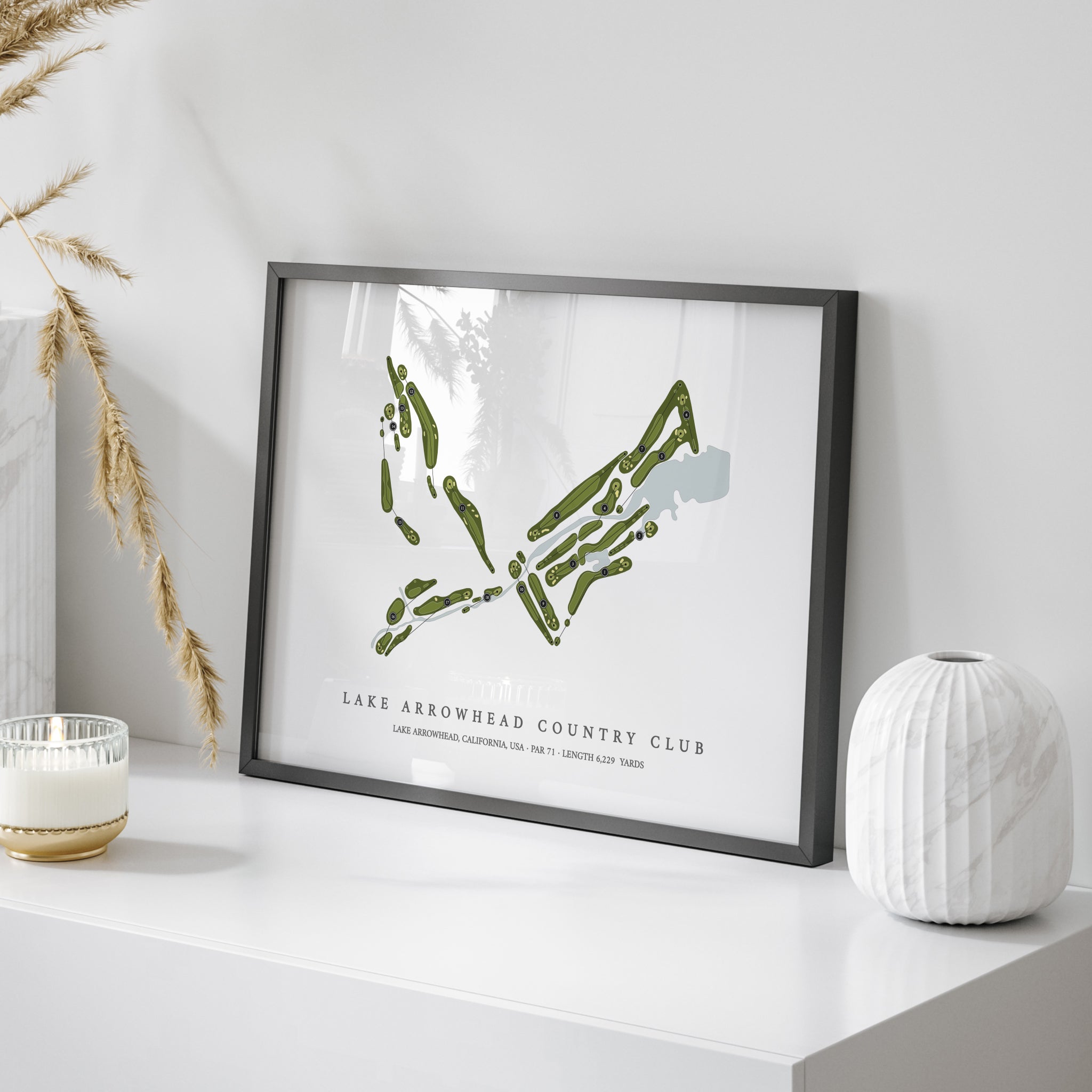 Lake Arrowhead Country Club | Golf Course Map | On+Table