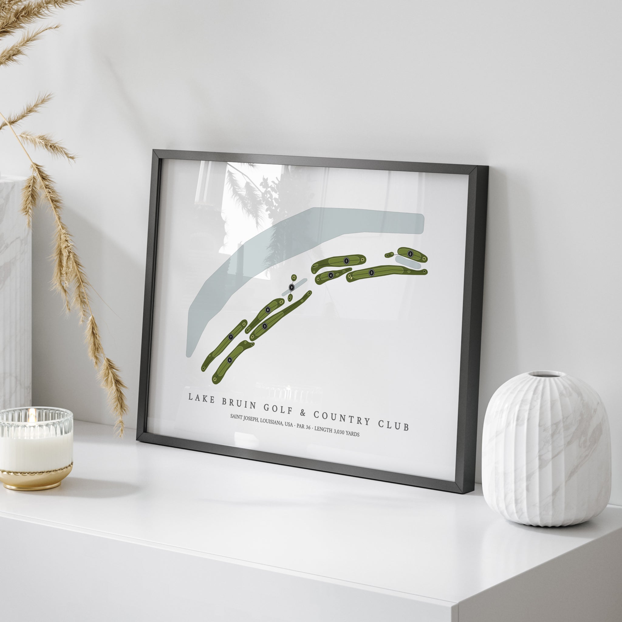 Lake Bruin Golf & Country Club | Golf Course Map | On Table