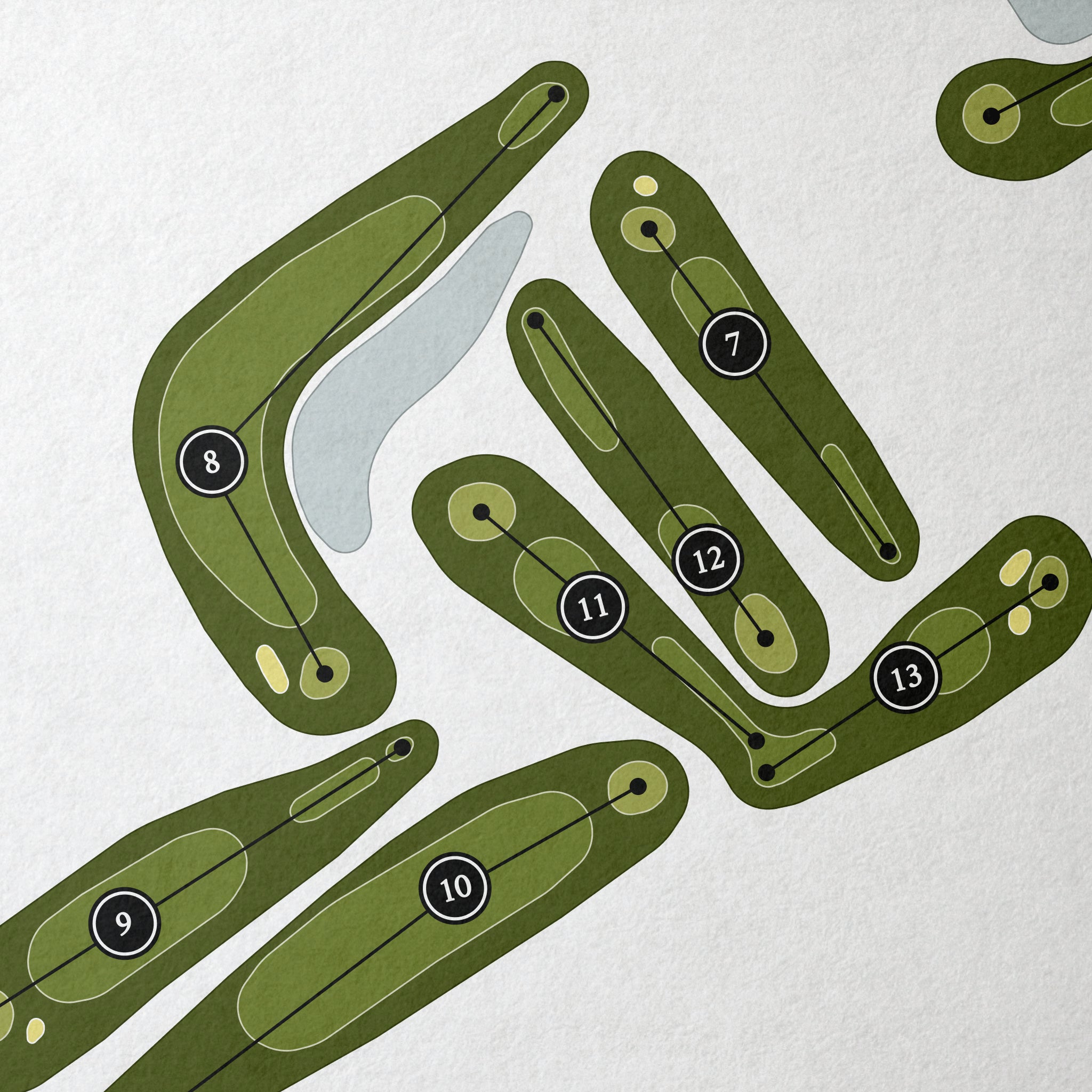 Lakeview Golf Club | Golf Course Map | Close+Up