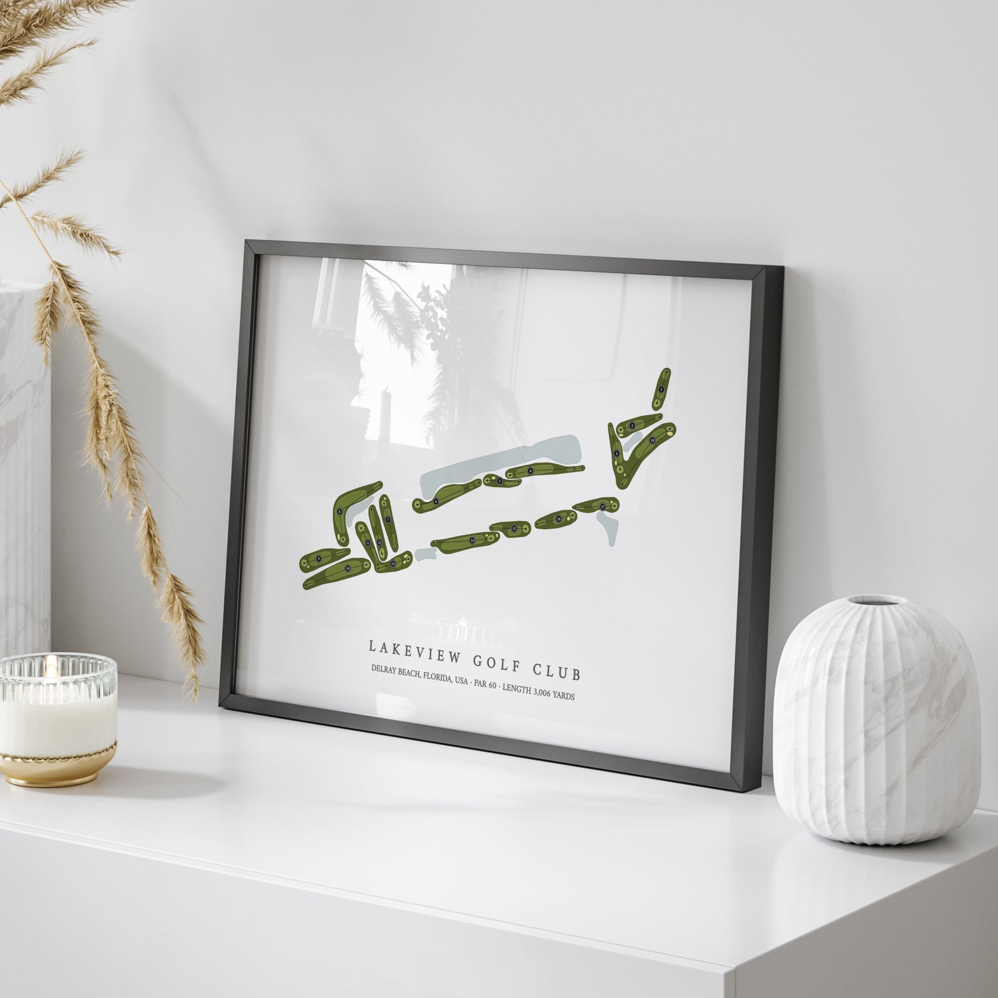 Lakeview Golf Club | Golf Course Map | On+Table