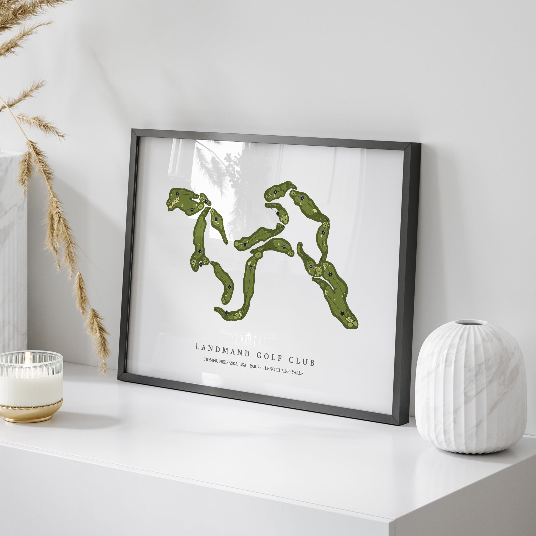 Landmand Golf Club | Golf Course Map | On Table