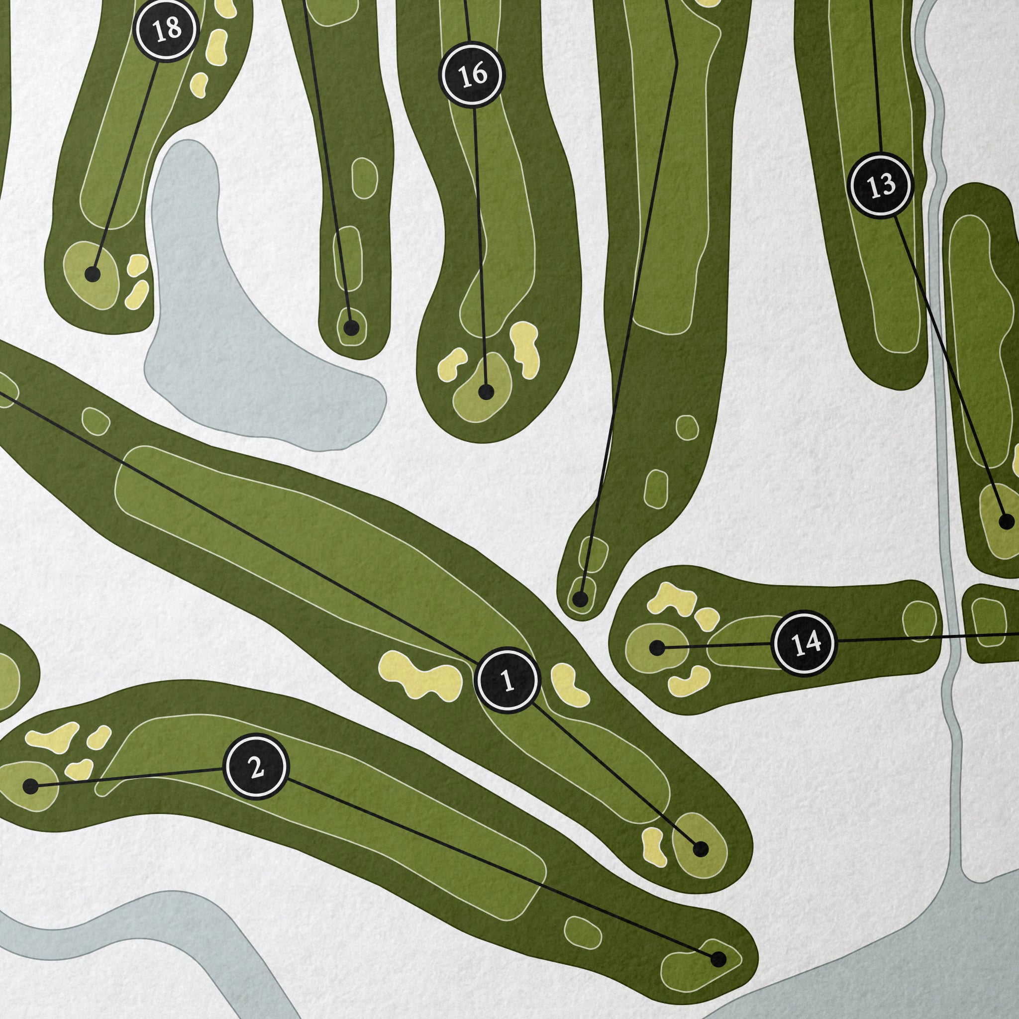 Lawrence Park Golf Club | Golf Course Map | Close+Up