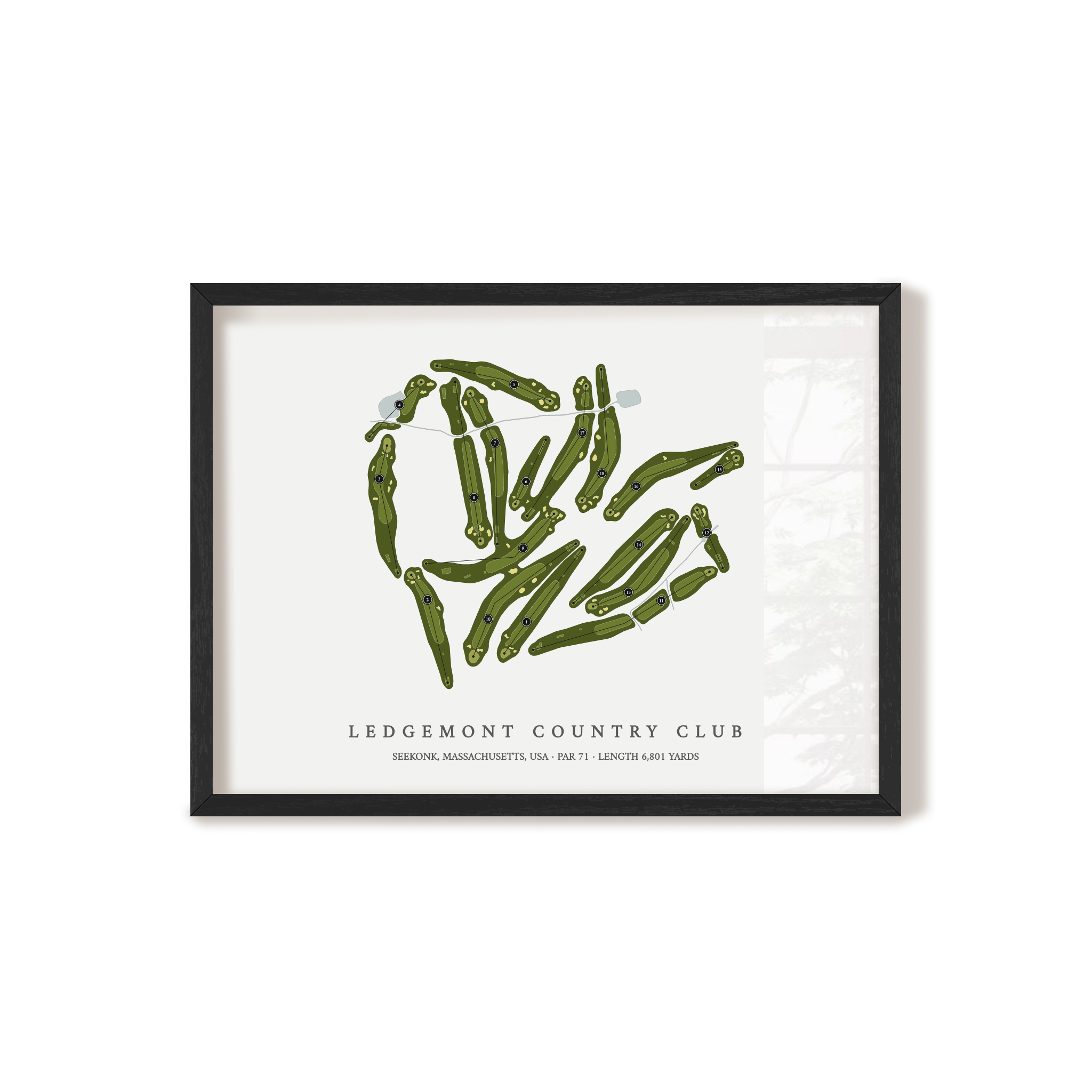 Ledgemont Country Club | Golf Course Print | Black+Frame