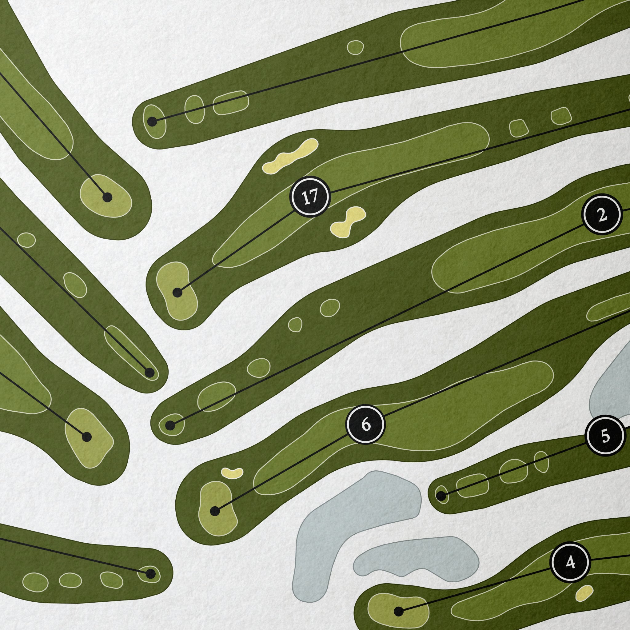 Legion Memorial Golf Course | Golf Course Map | Close Up