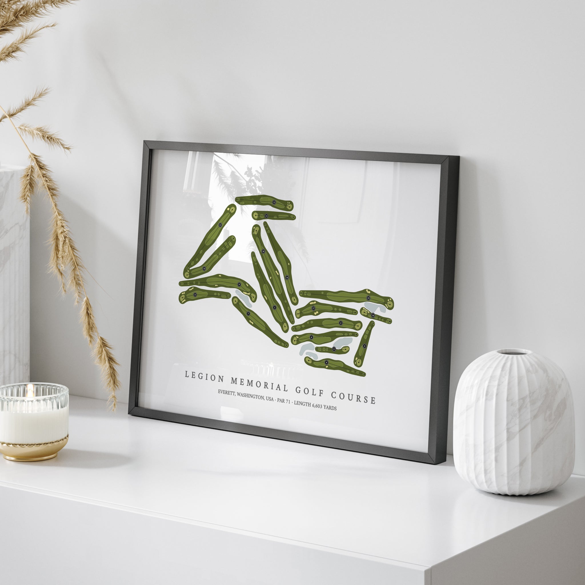 Legion Memorial Golf Course | Golf Course Map | On Table
