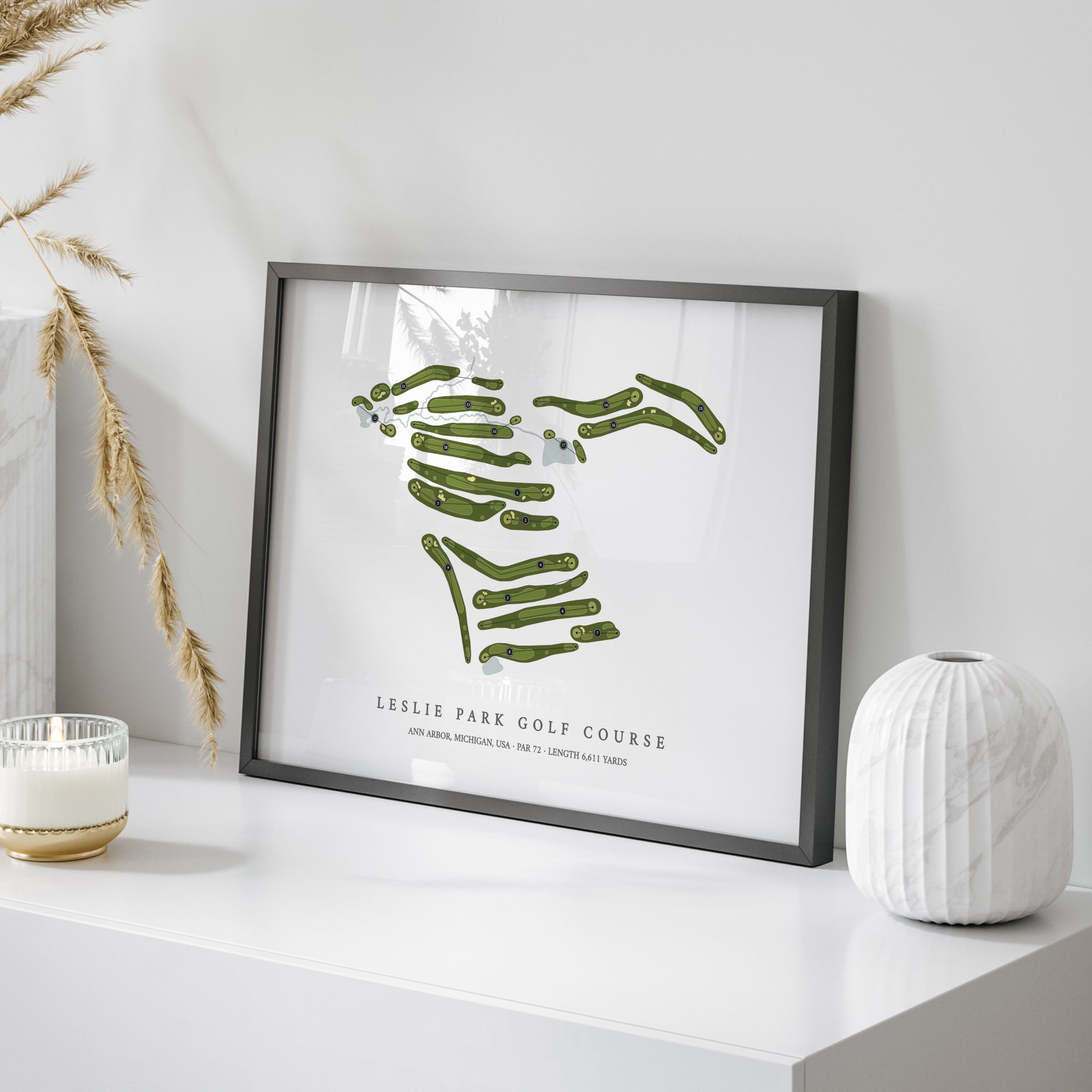 Leslie Park Golf Course | Golf Course Map | On Table