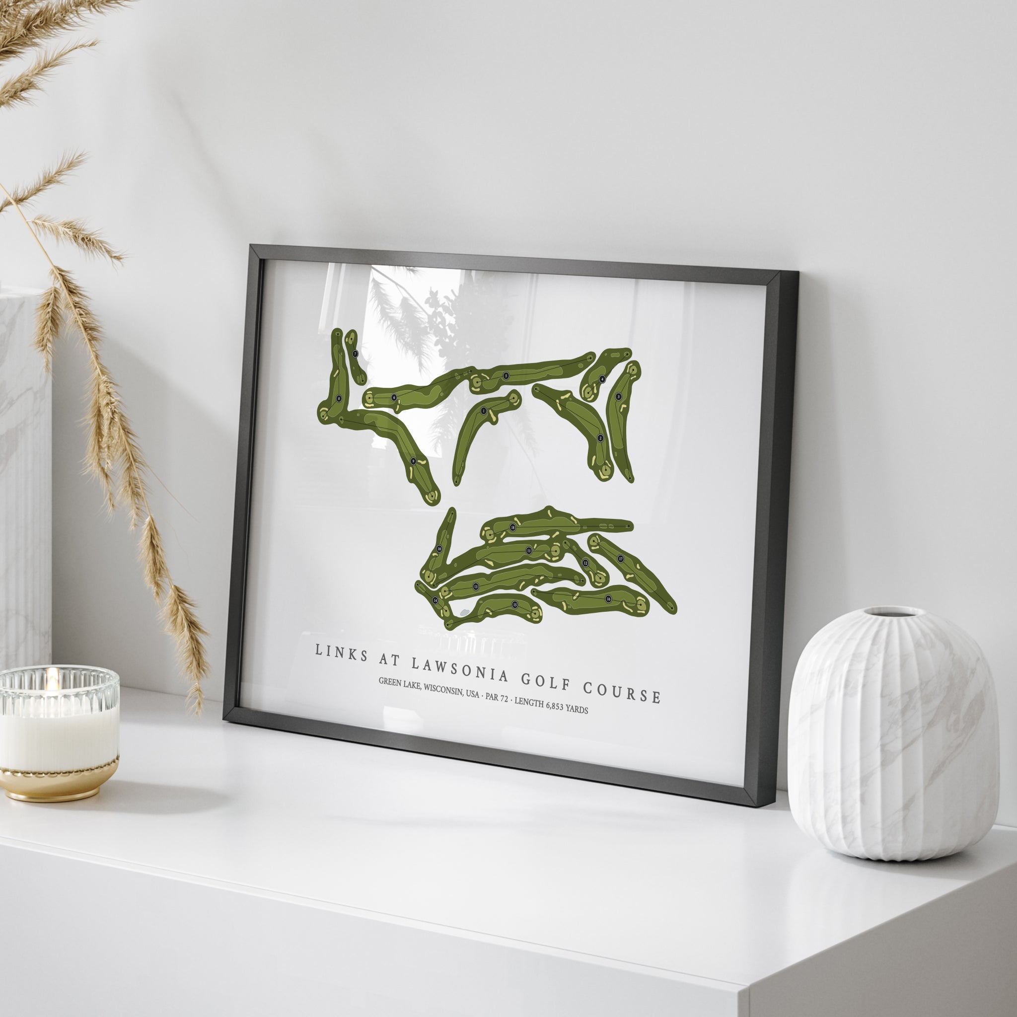 Links at Lawsonia Golf Course | Golf Course Print | On+Table