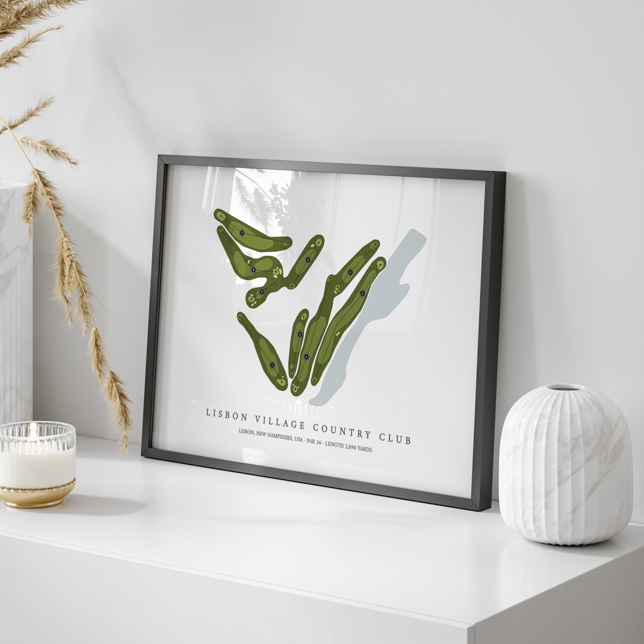 Lisbon Village Country Club | Golf Course Map | On+Table