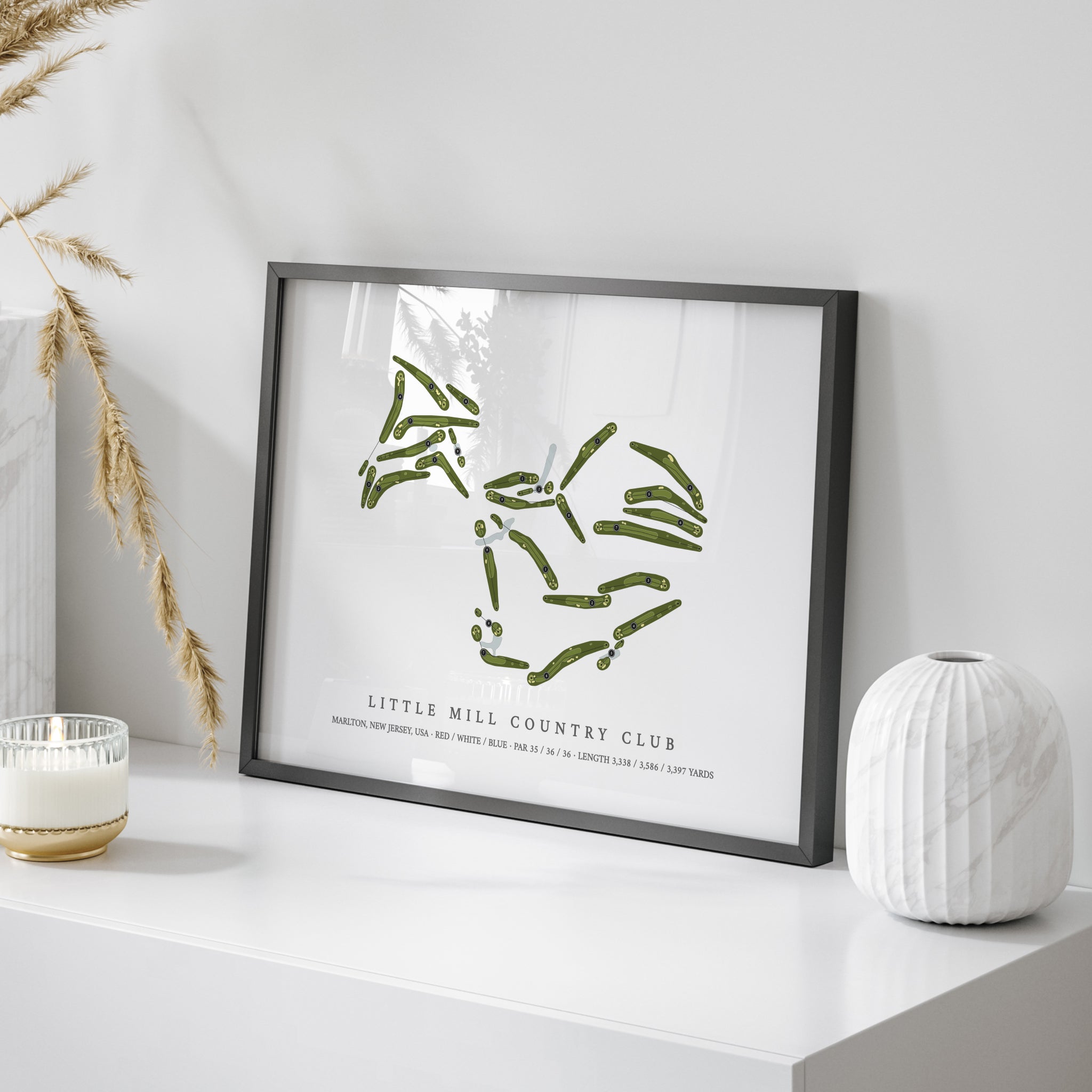 Little Mill Country Club | Golf Course Map | On+Table