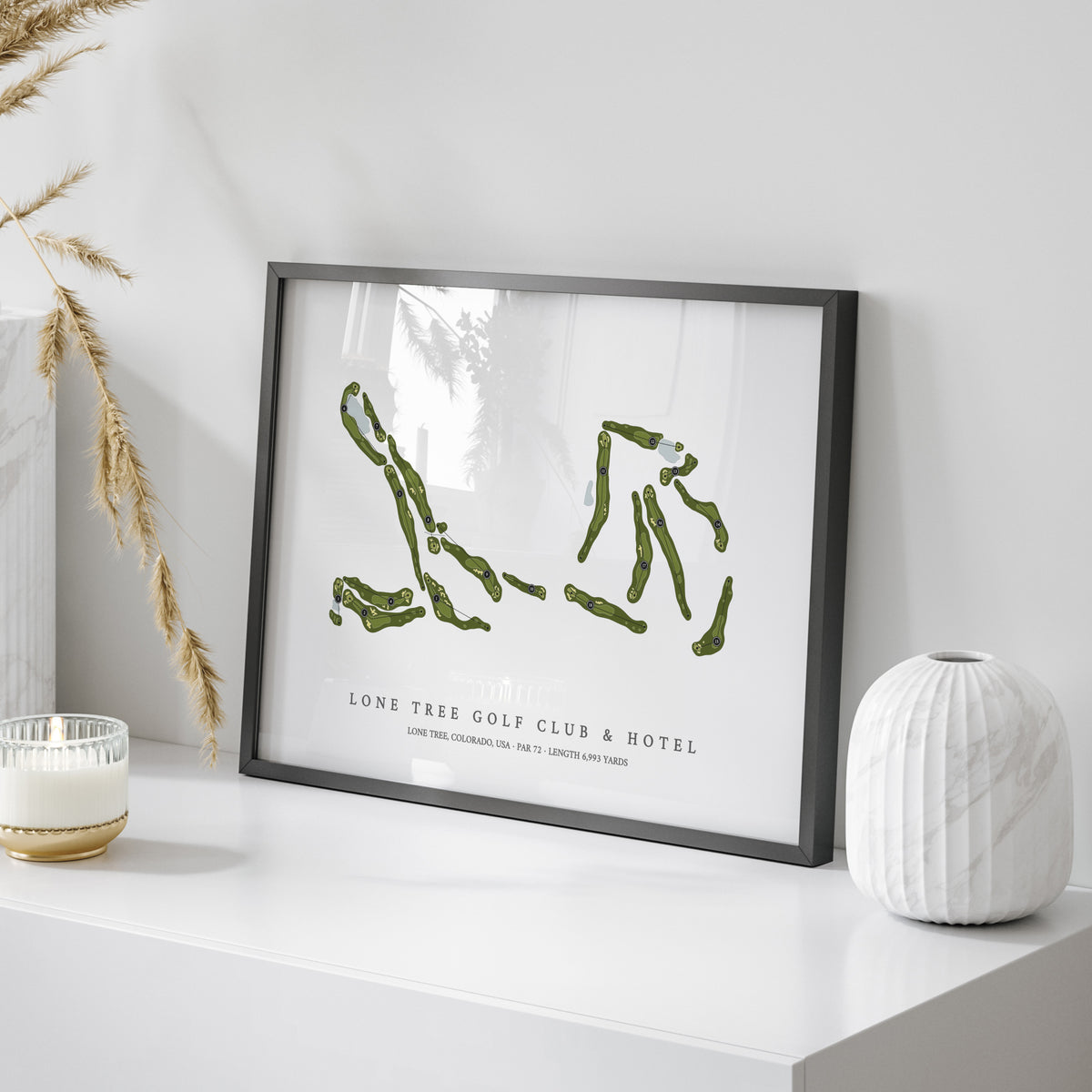 Lone Tree Golf Club & Hotel | Golf Course Map | On Table