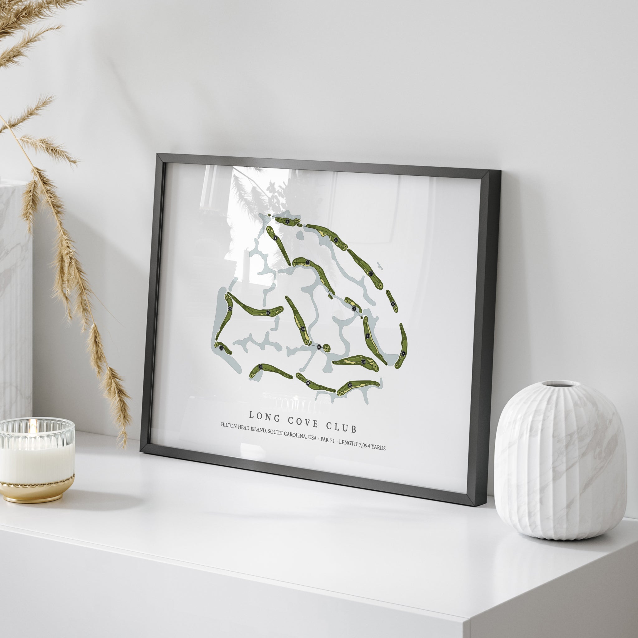 Long Cove Club | Golf Course Map | On Table