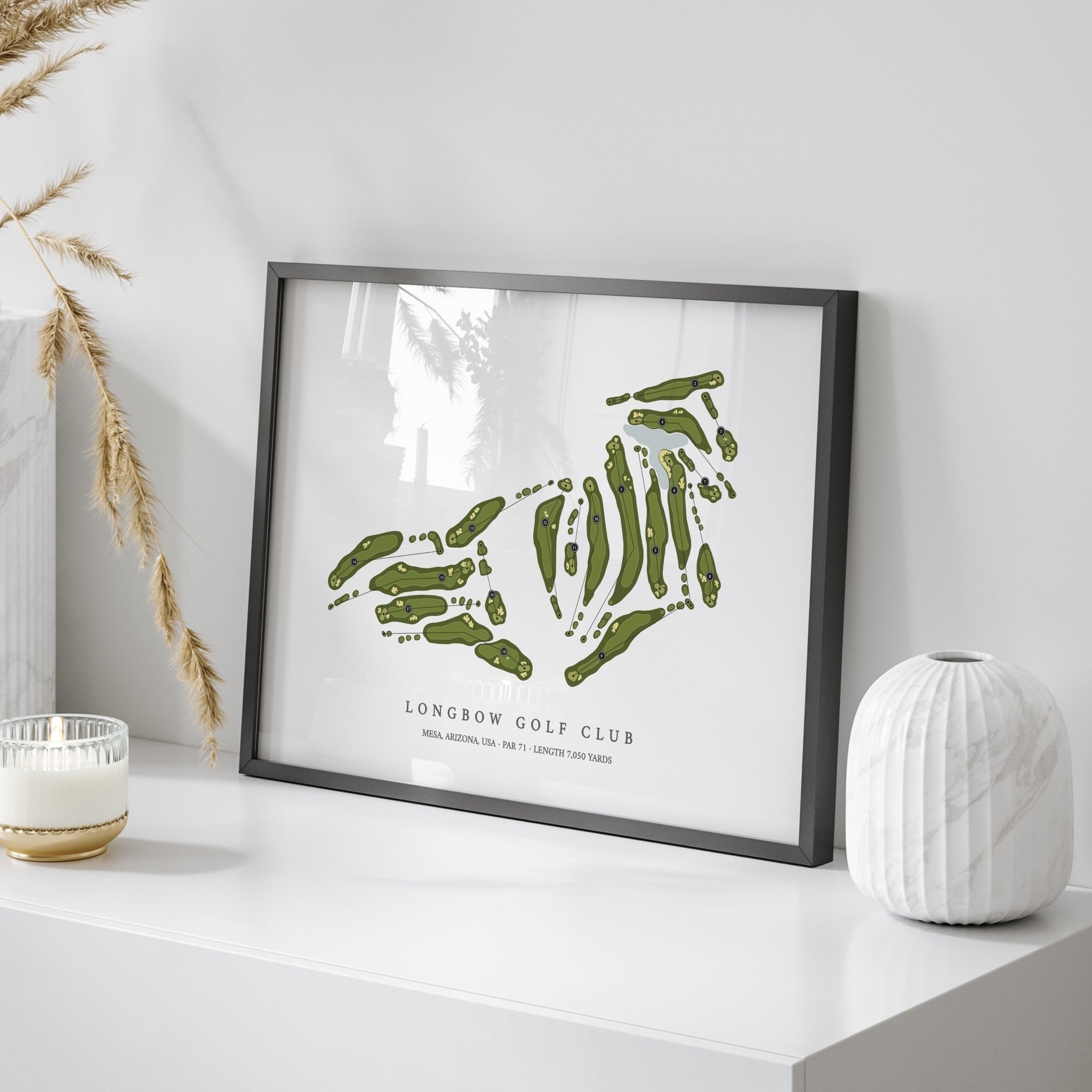 Longbow Golf Club | Golf Course Map | On Table