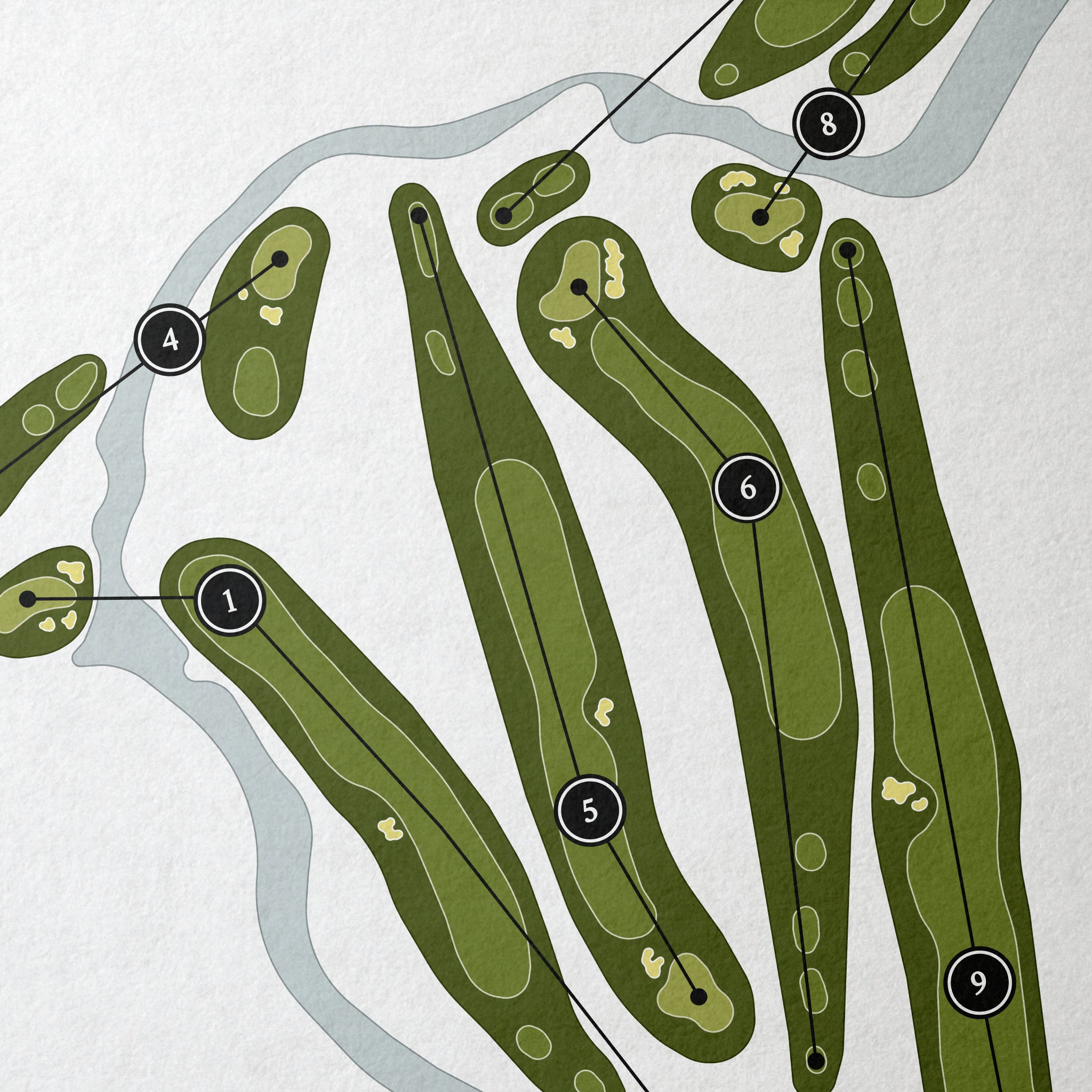 Lost Creek Country Club | Golf Course Map | Close+Up