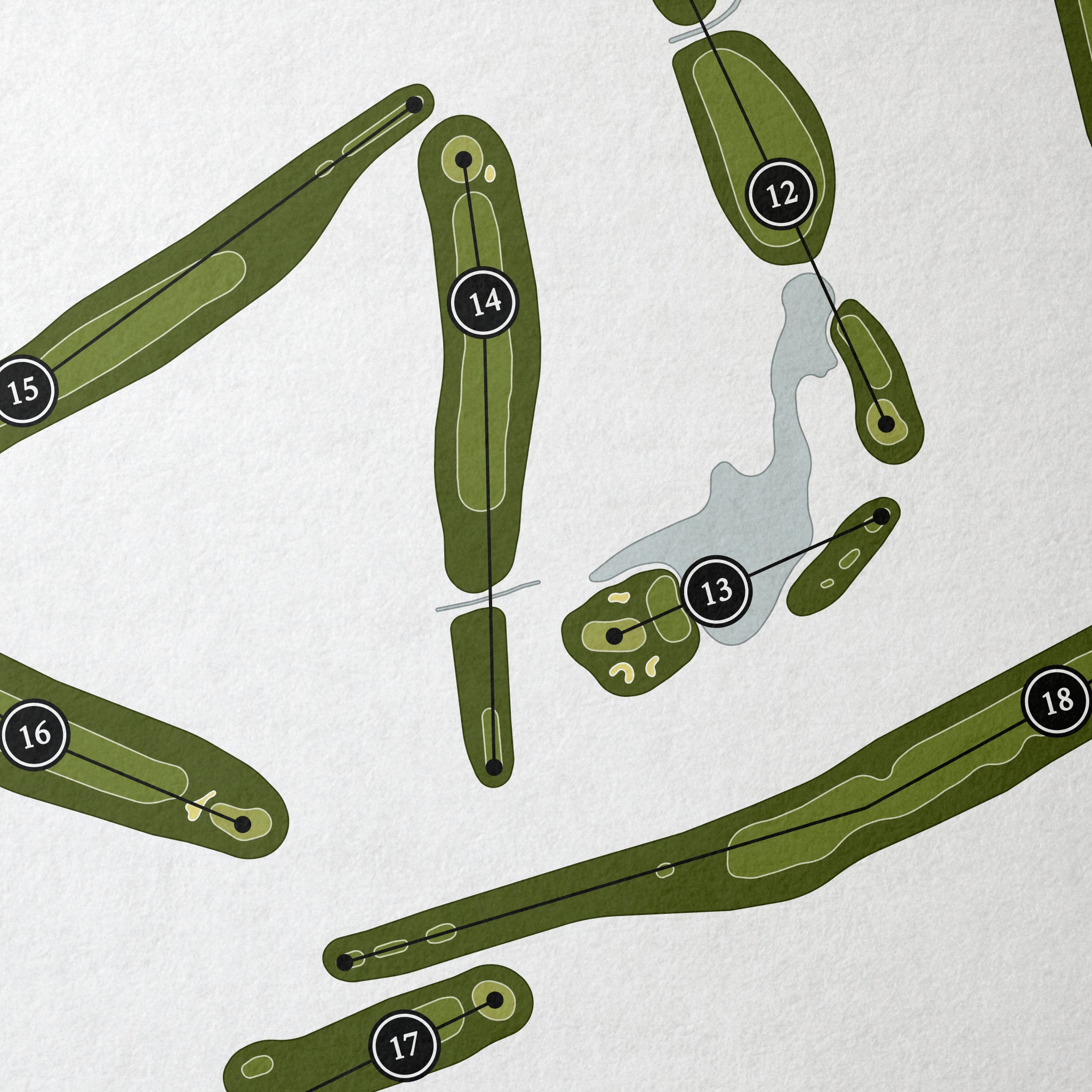 Lost Creek Golf Club | Golf Course Map | Close+Up