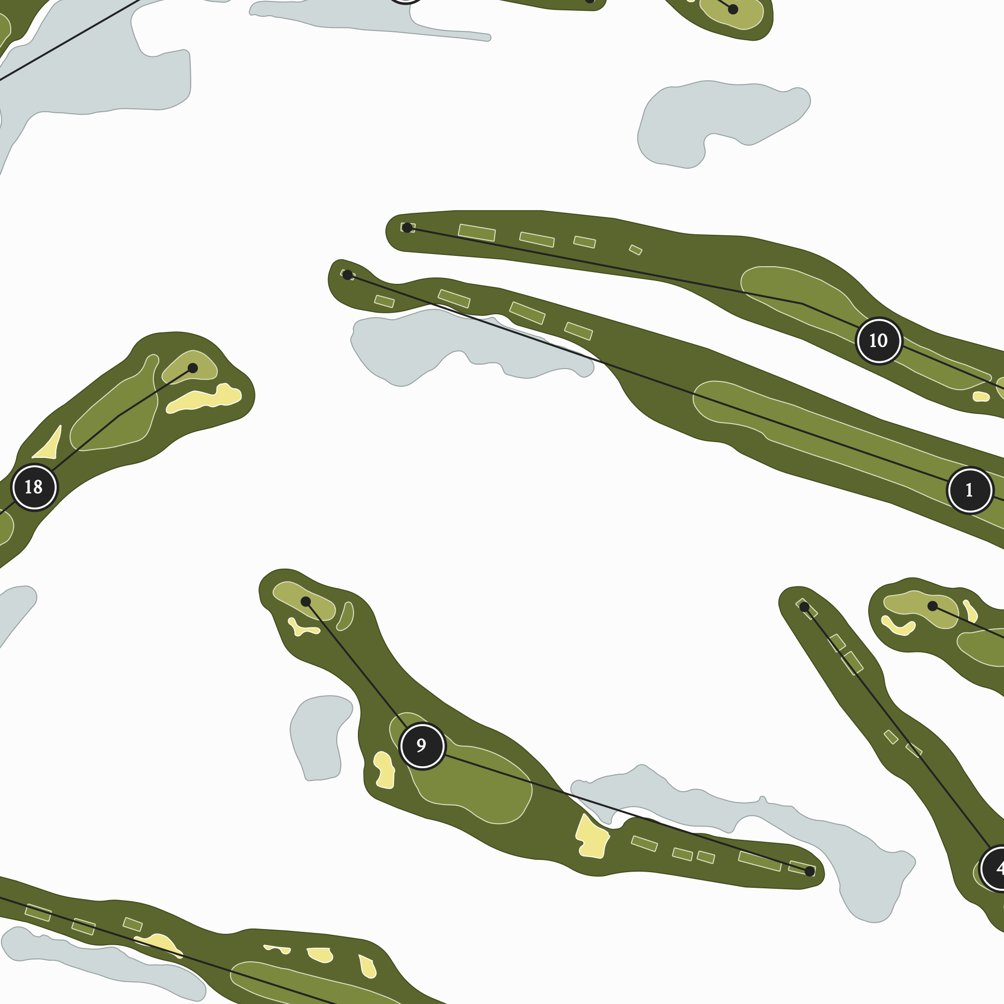Lost Key Golf Club | Golf Course Map | Close Up