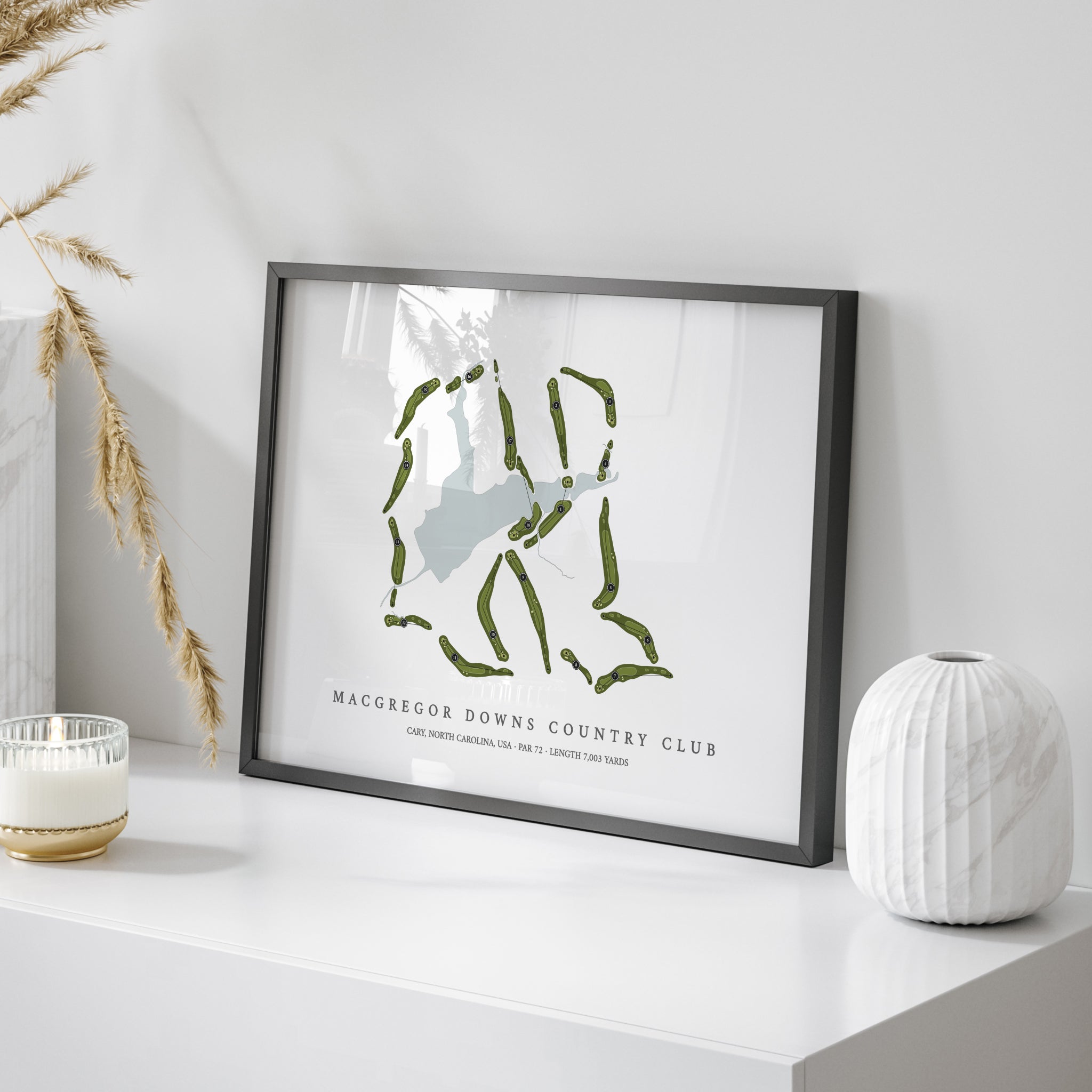 MacGregor Downs Country Club | Golf Course Map | On+Table